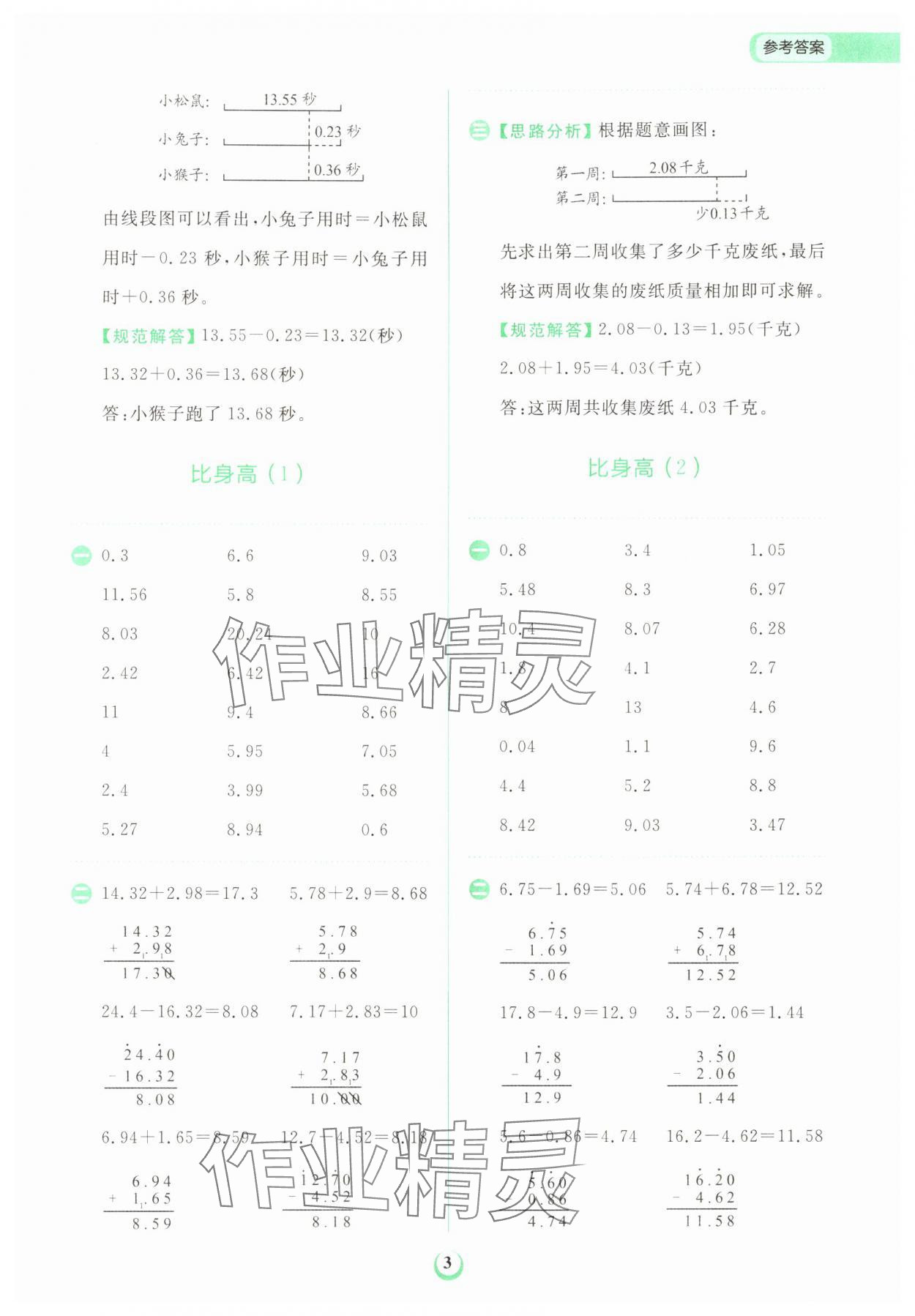 2024年金牛耳計(jì)算天天練四年級(jí)數(shù)學(xué)下冊(cè)北師大版 第3頁(yè)