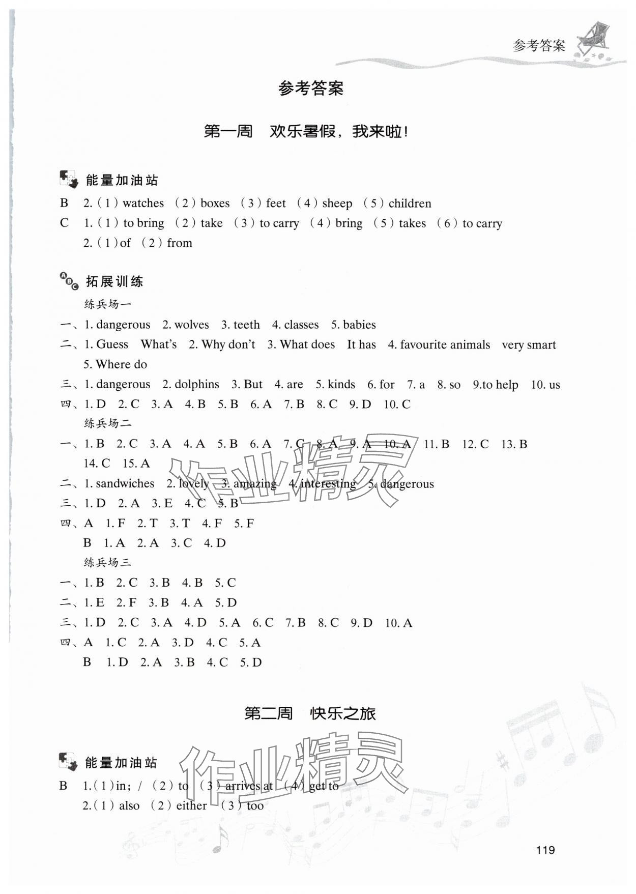 2025年暑假樂園現代教育出版社七年級英語人教版 第1頁