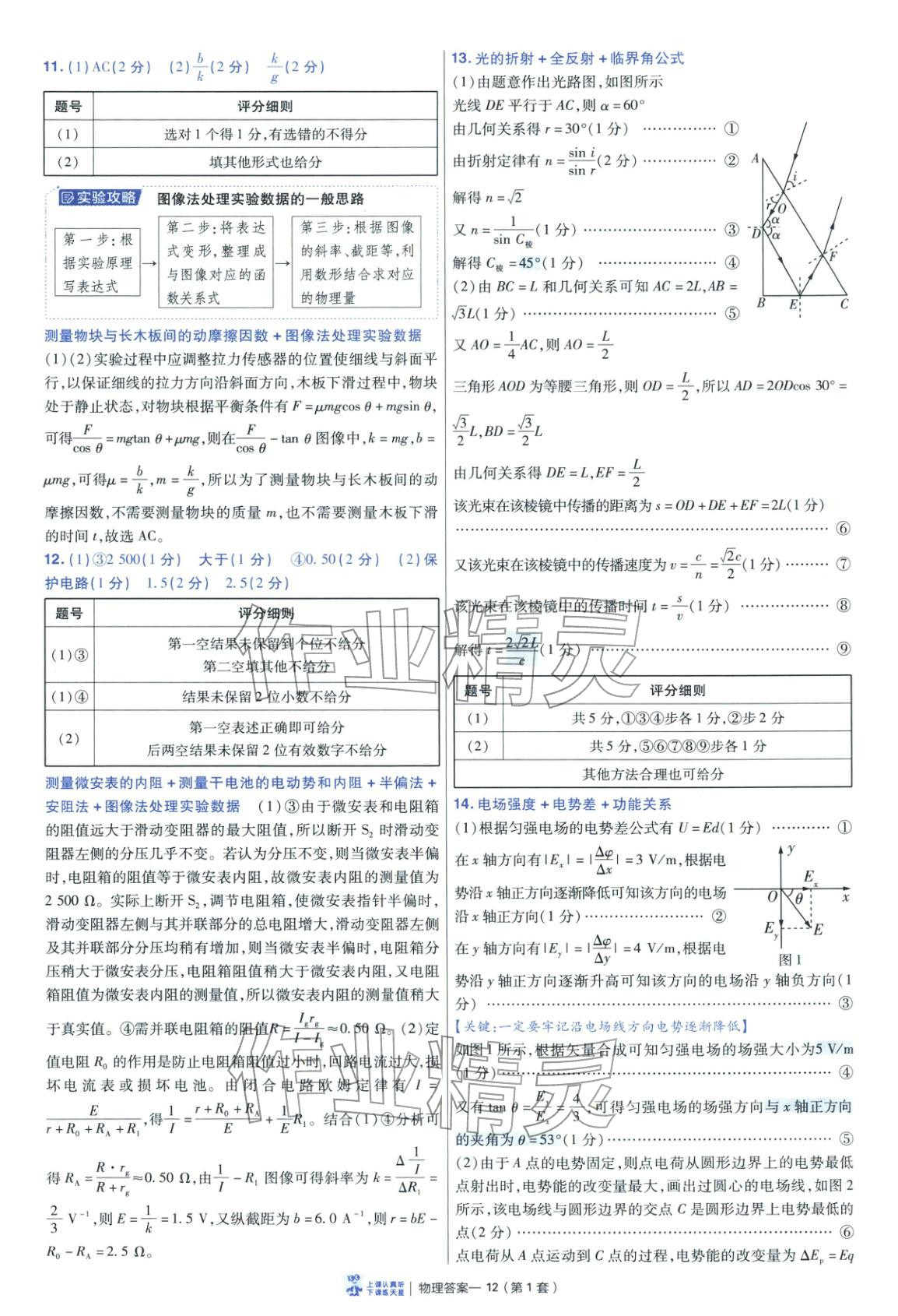 2026年金考卷45套汇编物理陕晋青宁专版&nbsp;第12页
