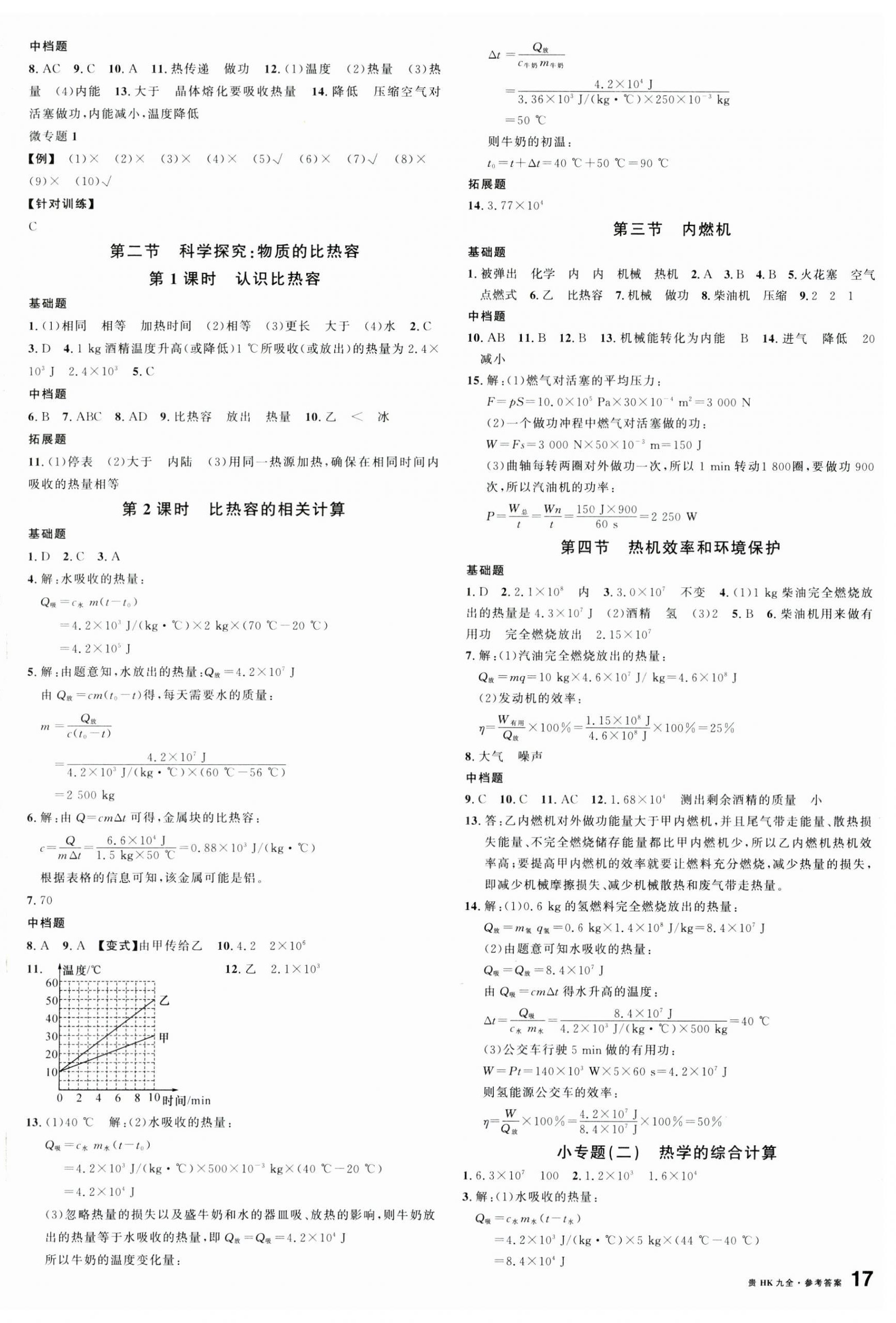 2024年名校課堂九年級(jí)物理全一冊(cè)滬科版貴州專版 第2頁(yè)