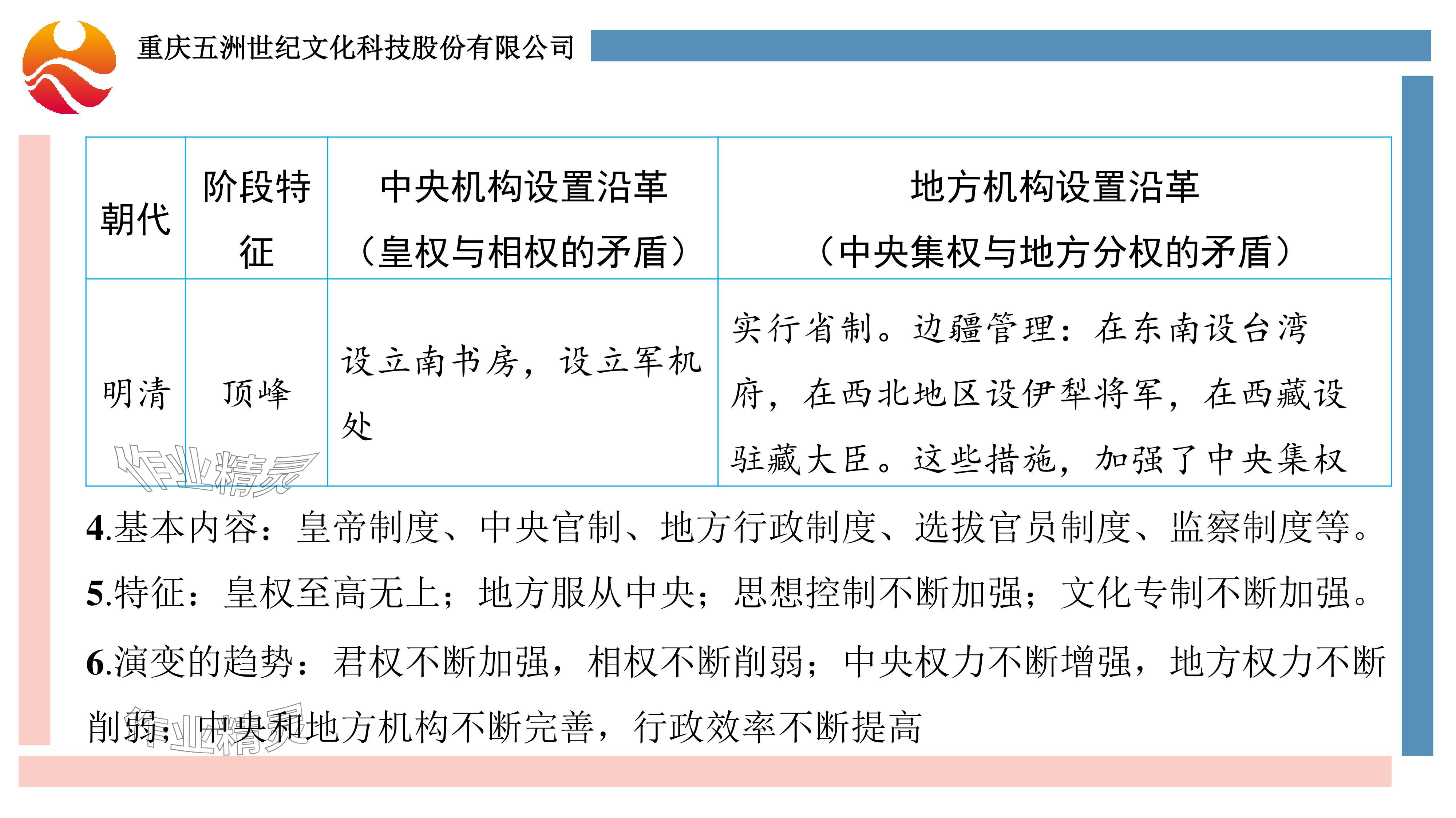 2024年重慶市中考試題分析與復(fù)習(xí)指導(dǎo)歷史 參考答案第18頁