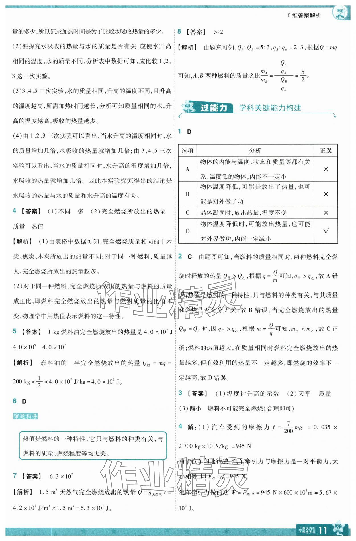 2025年一遍過九年級物理全一冊滬粵版 第11頁