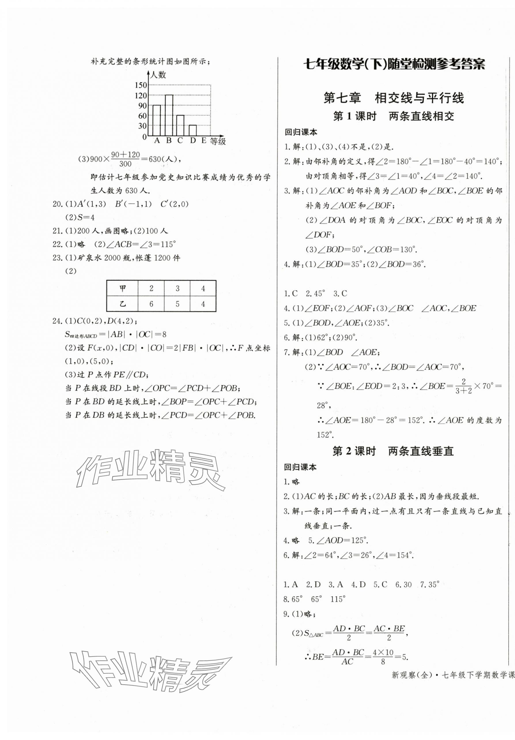 2025年思維新觀察七年級數學下冊人教版 第5頁