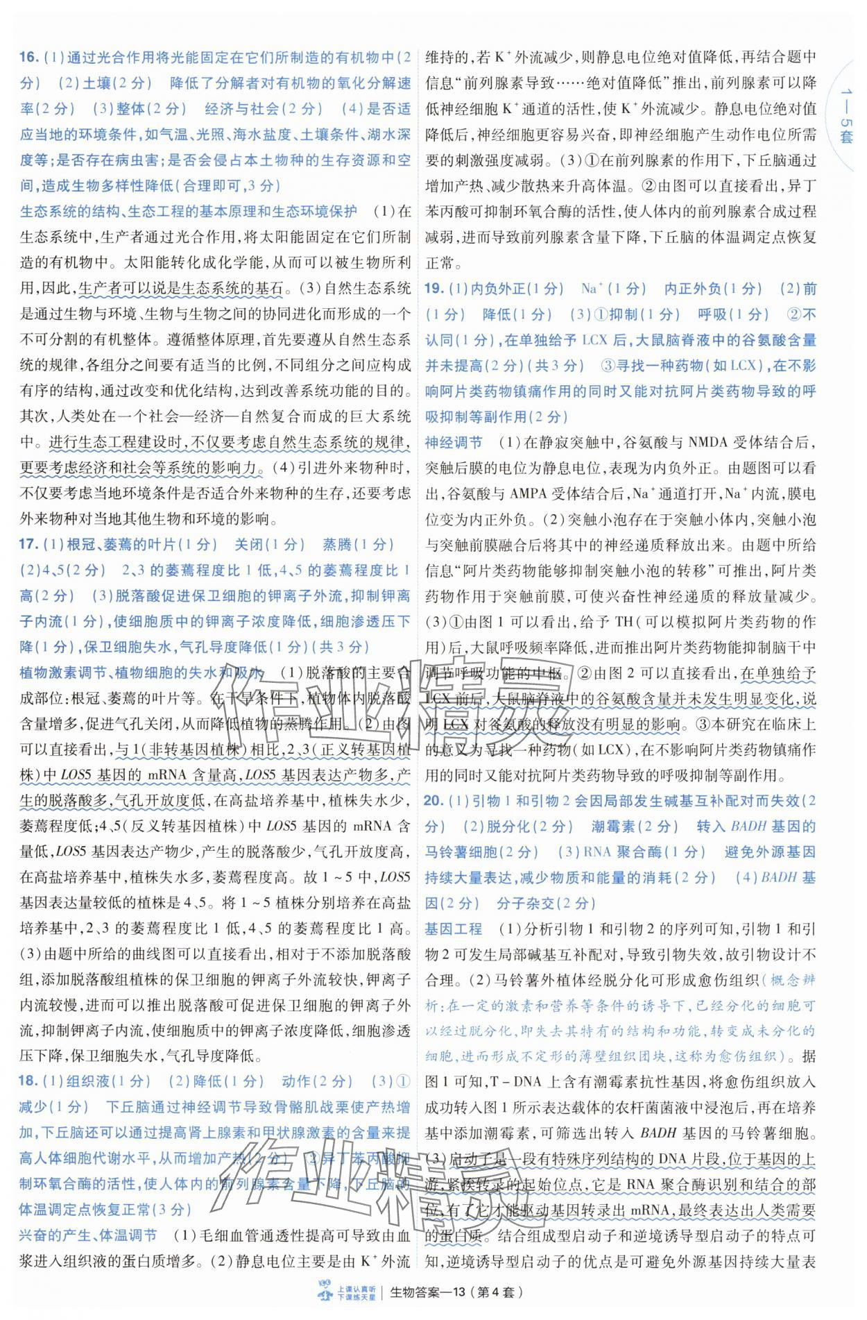 2025年高考沖刺優(yōu)秀模擬試卷匯編45套生物 第13頁