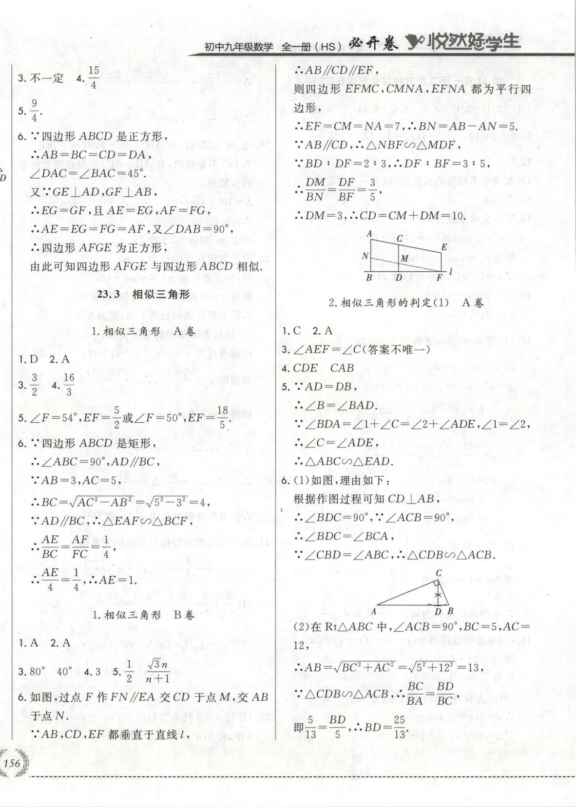 2025年悦然好学生必开卷九年级数学全一册华师大版长春专版 第16页