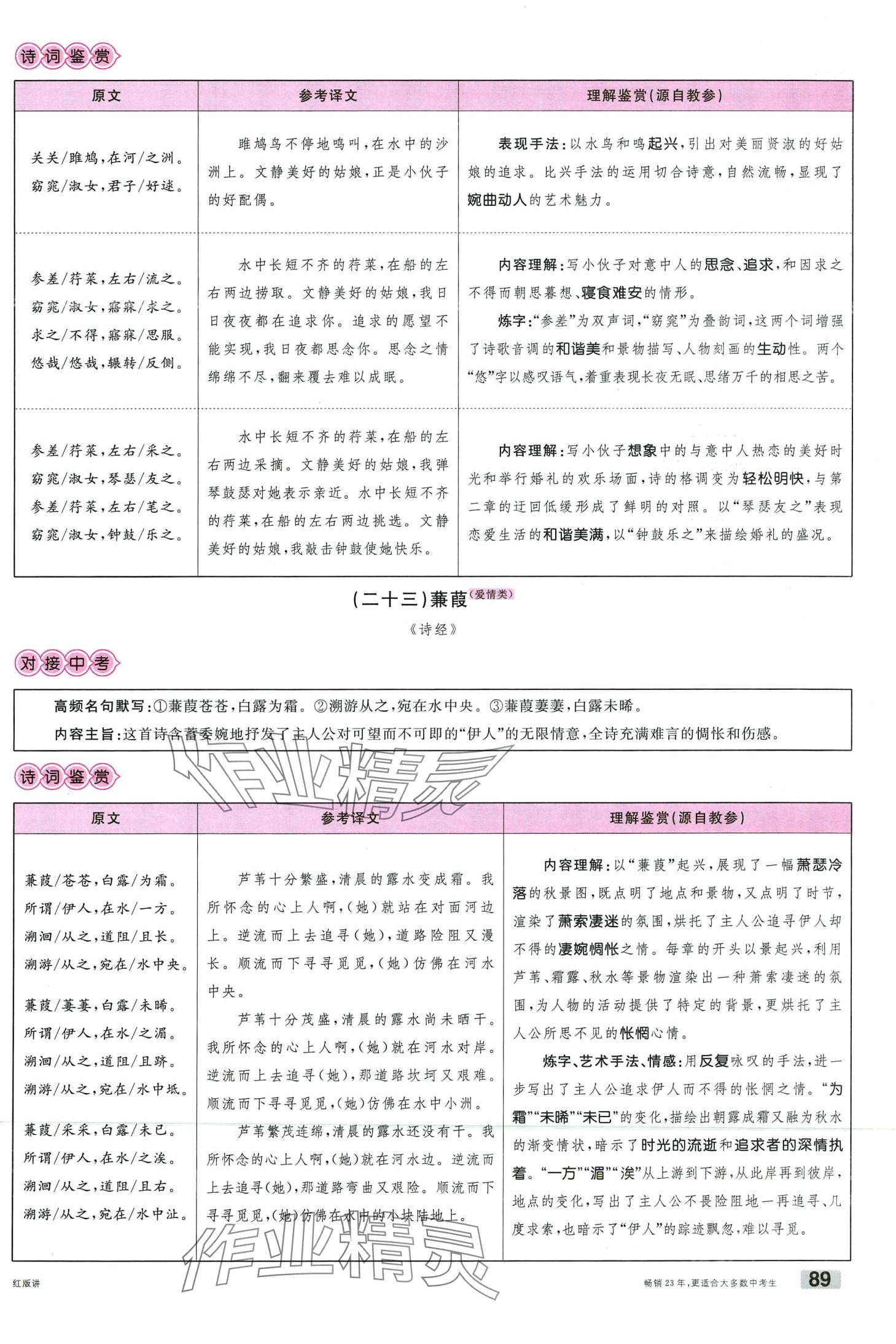 2024年火線100天語文中考云南專版 第89頁