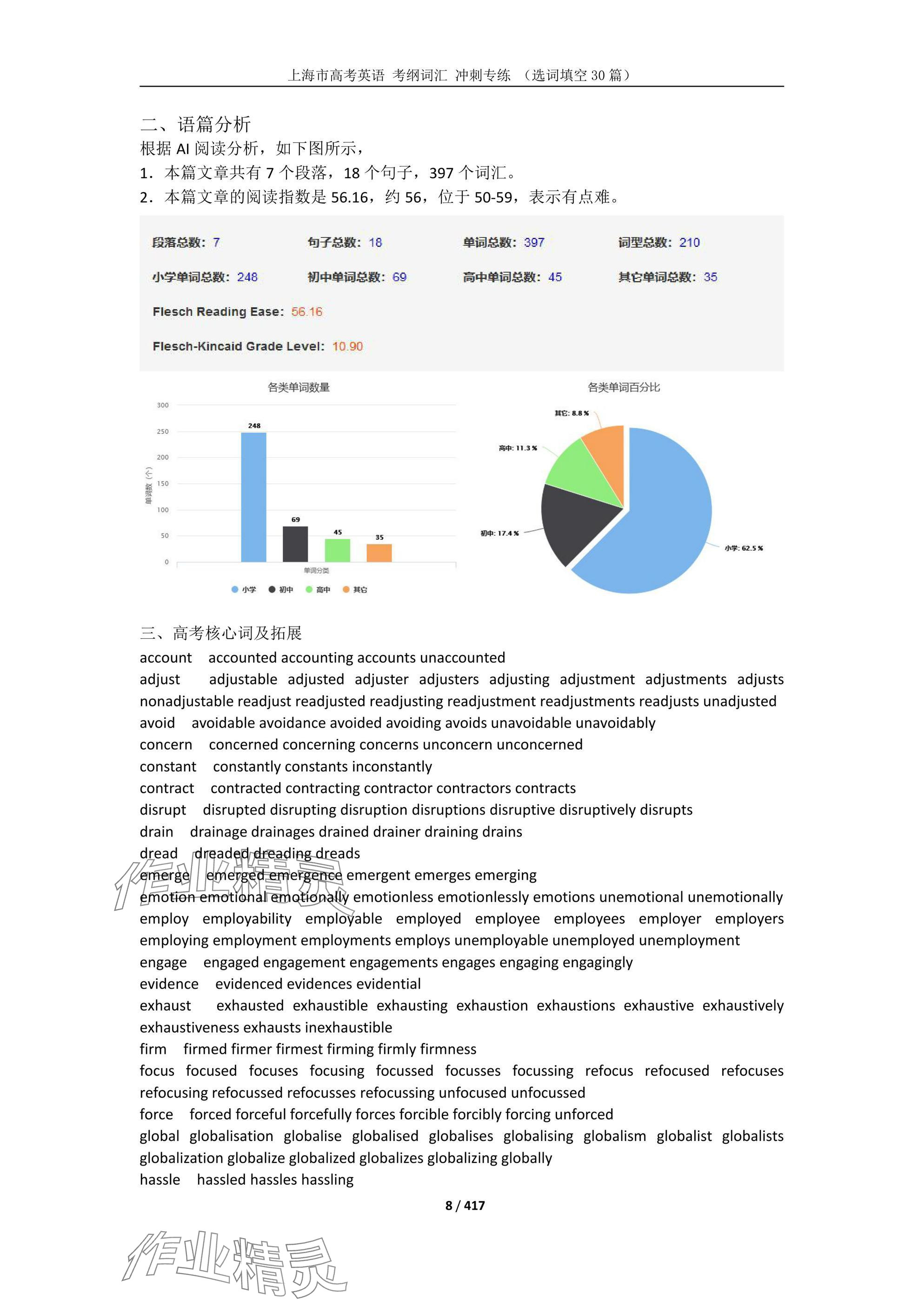 2025年上海市高考英語考綱詞匯練習(xí)冊 參考答案第79頁