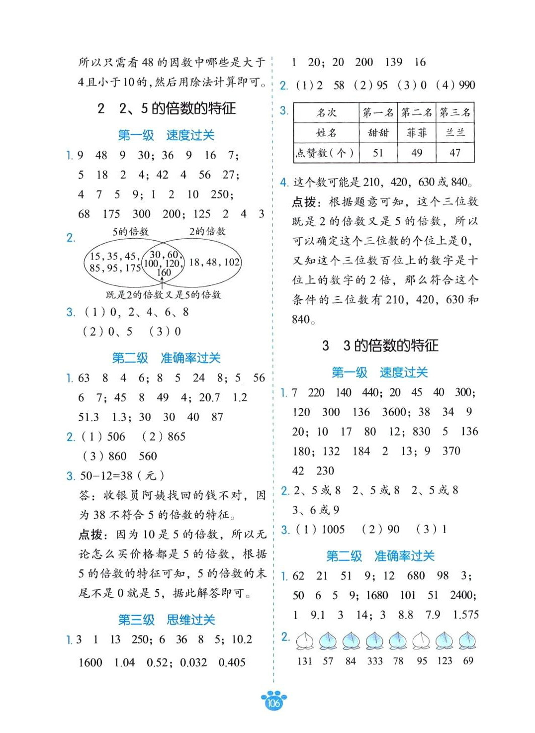 2024年分级计算五年级数学下册人教版&nbsp;第2页