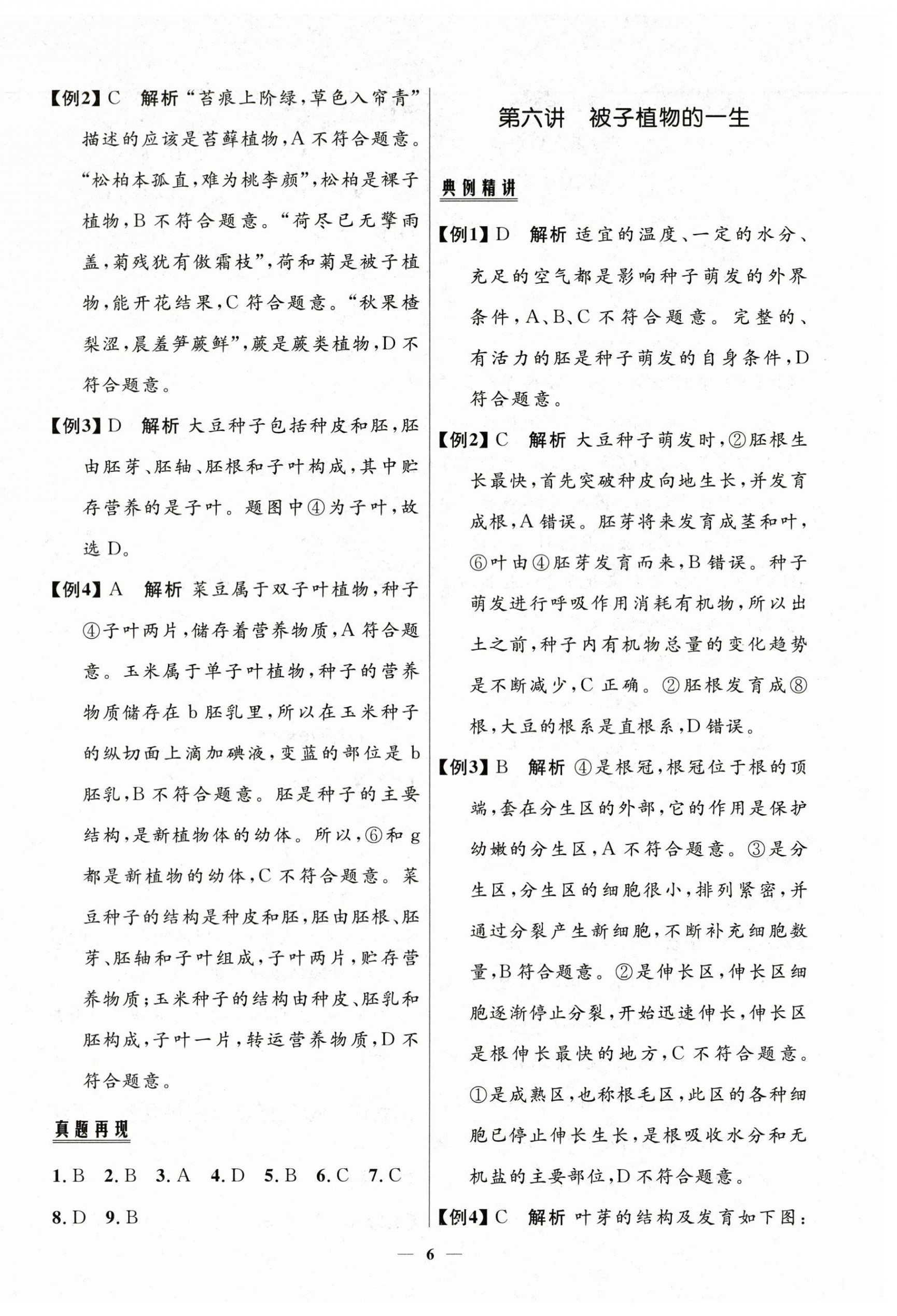 2025年中考优品学案生物甘肃专版&nbsp;第6页
