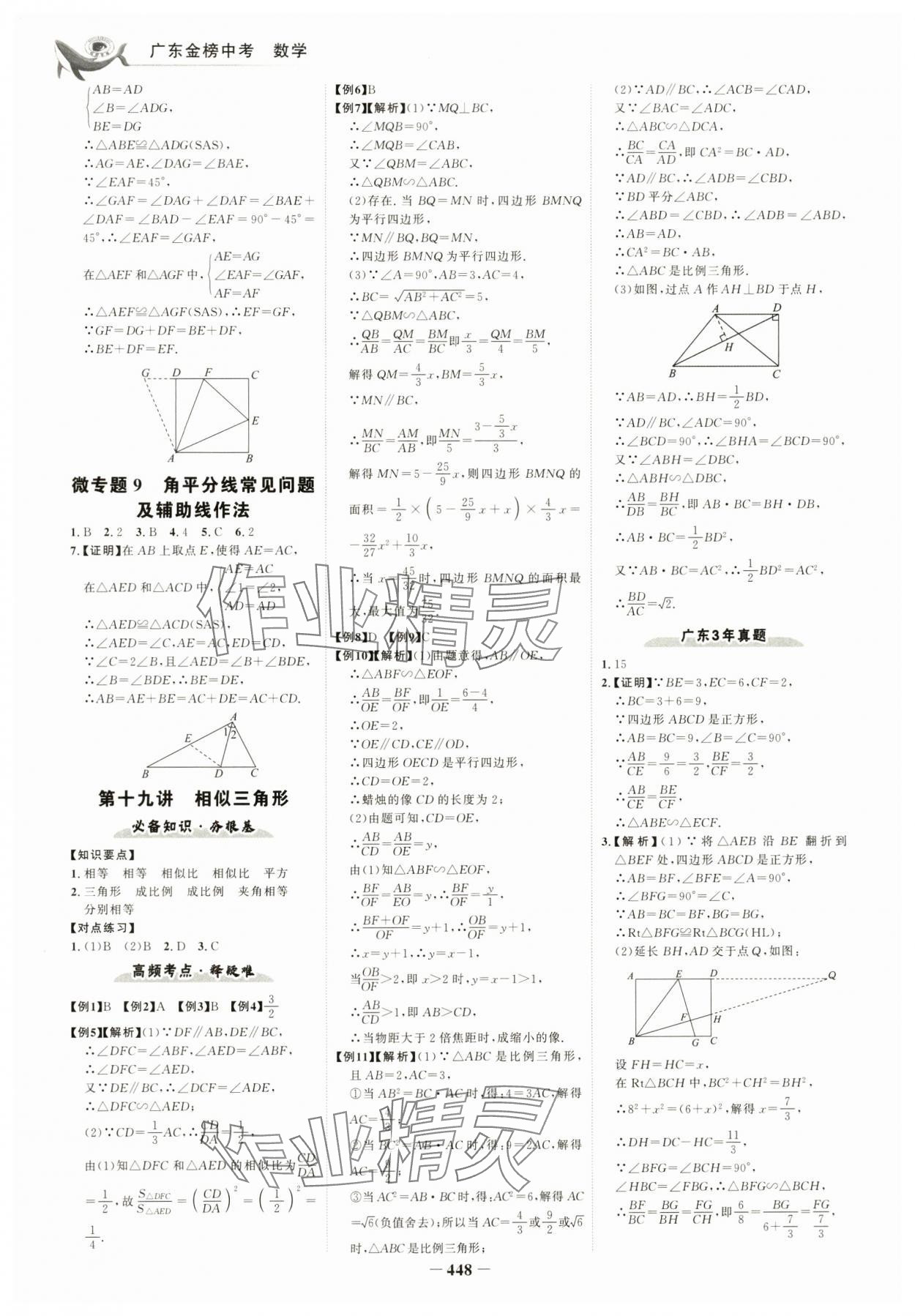 2025年世紀(jì)金榜金榜中考數(shù)學(xué)深圳專版 參考答案第11頁(yè)