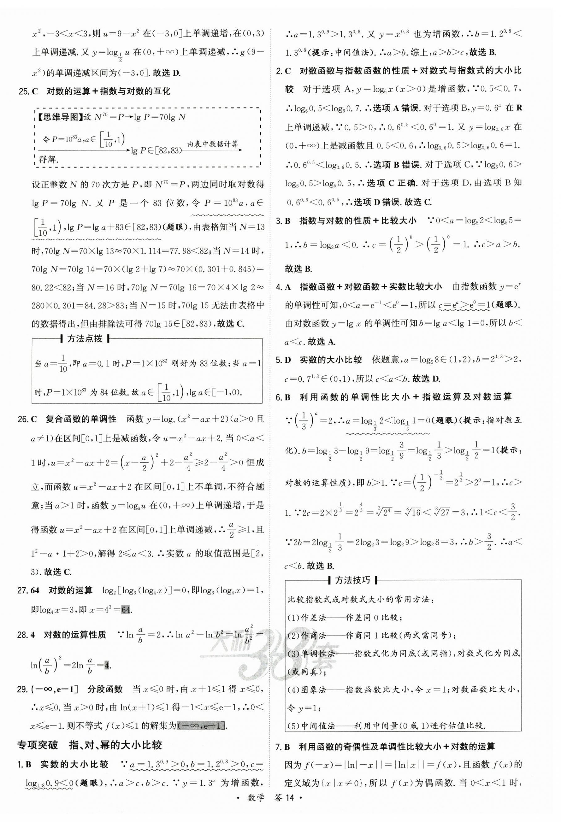 2025年名校高考單元專題訓練數學 第14頁