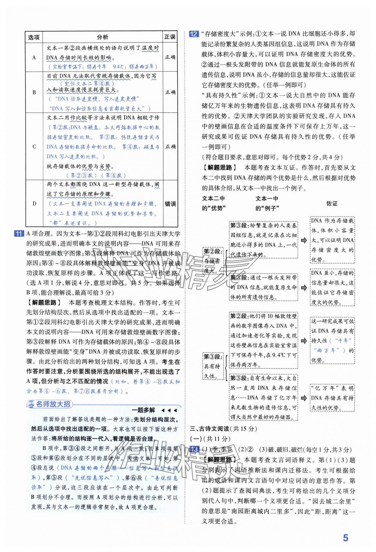 2024年金考卷45套匯編語文河南專版 第5頁