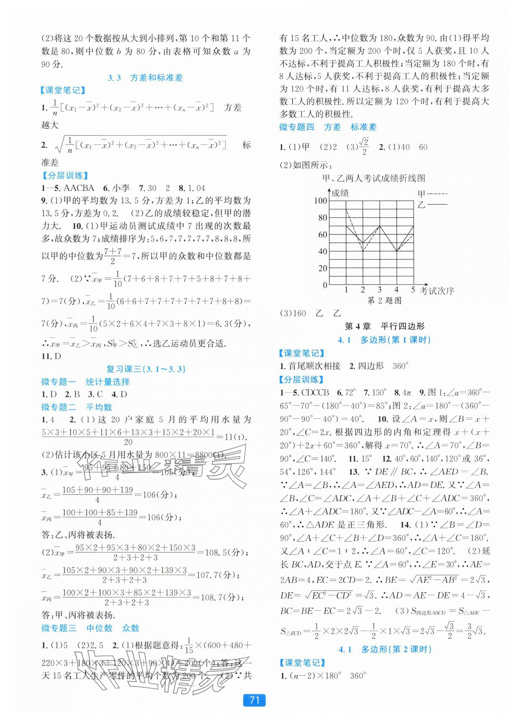 2024年精準(zhǔn)學(xué)與練八年級(jí)數(shù)學(xué)下冊(cè)浙教版 第7頁(yè)