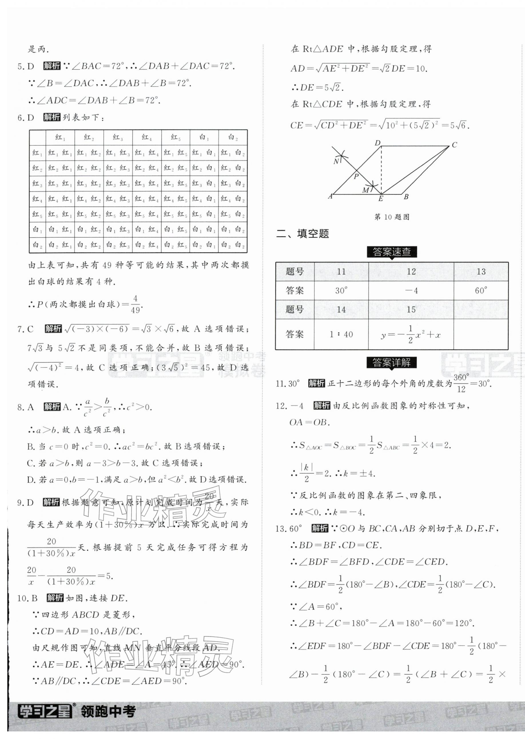 2026年领跑中考模拟卷数学辽宁专版&nbsp;第17页