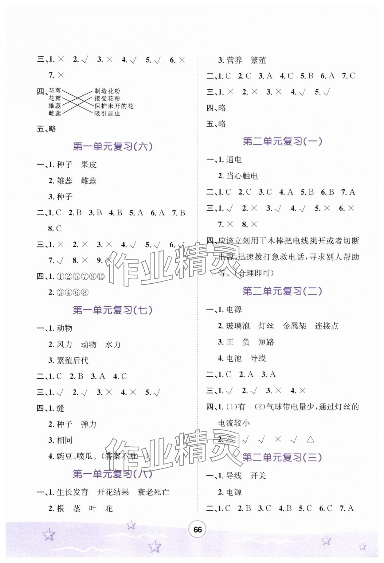 2025年桂壮红皮书暑假天地河北少年儿童出版社四年级科学教科版 第2页