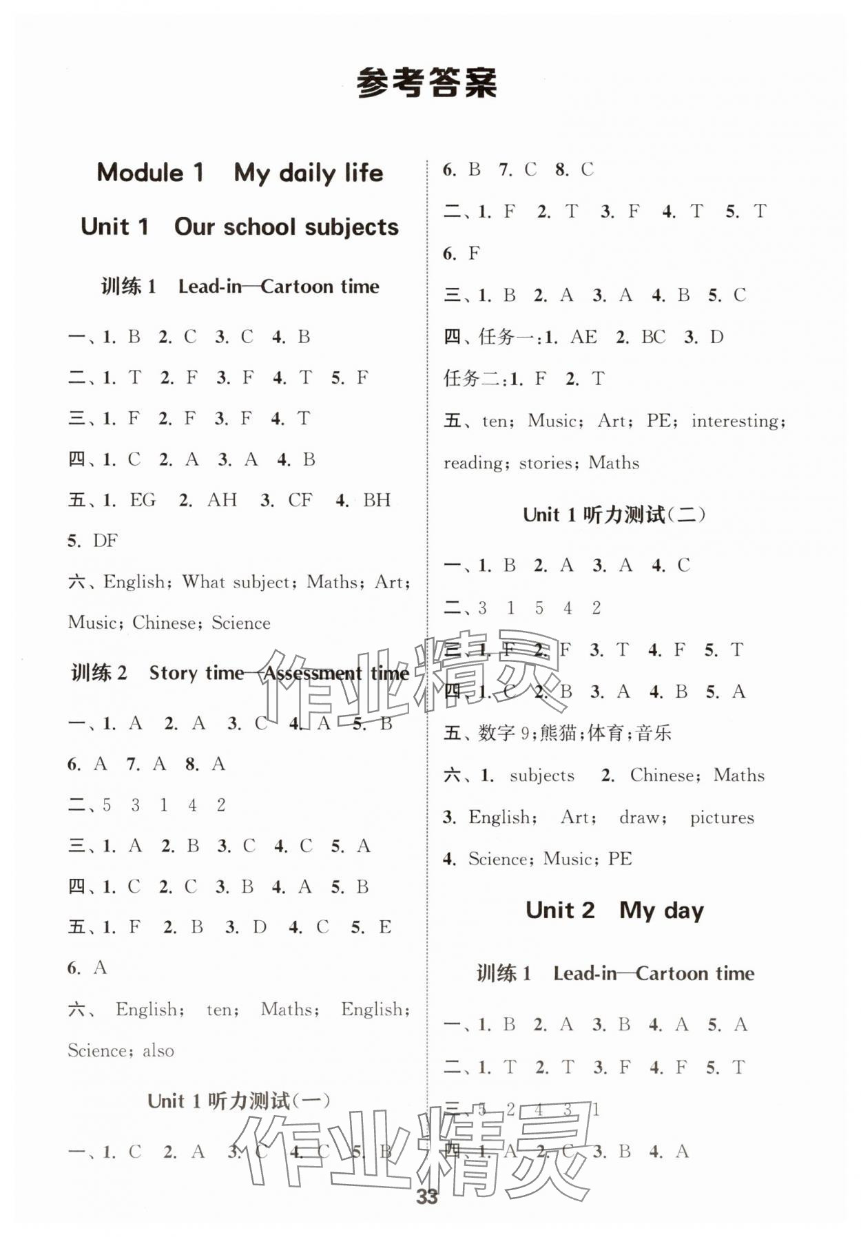 2025年通城學(xué)典小學(xué)英語聽力能手四年級上冊譯林版 第1頁