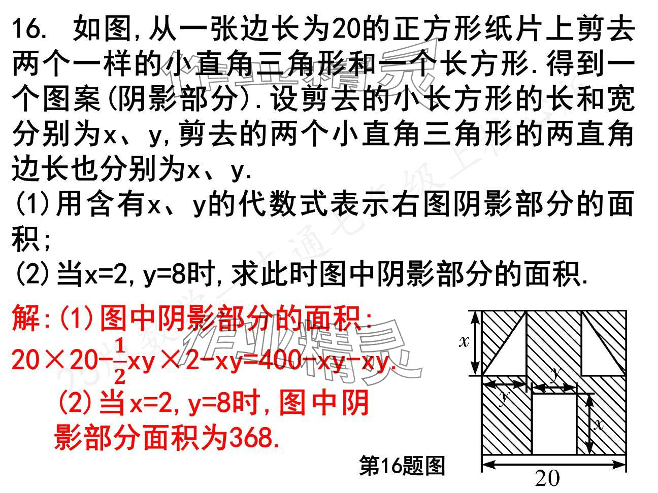 2024年一本通武漢出版社七年級(jí)數(shù)學(xué)上冊(cè)北師大版核心板 參考答案第19頁