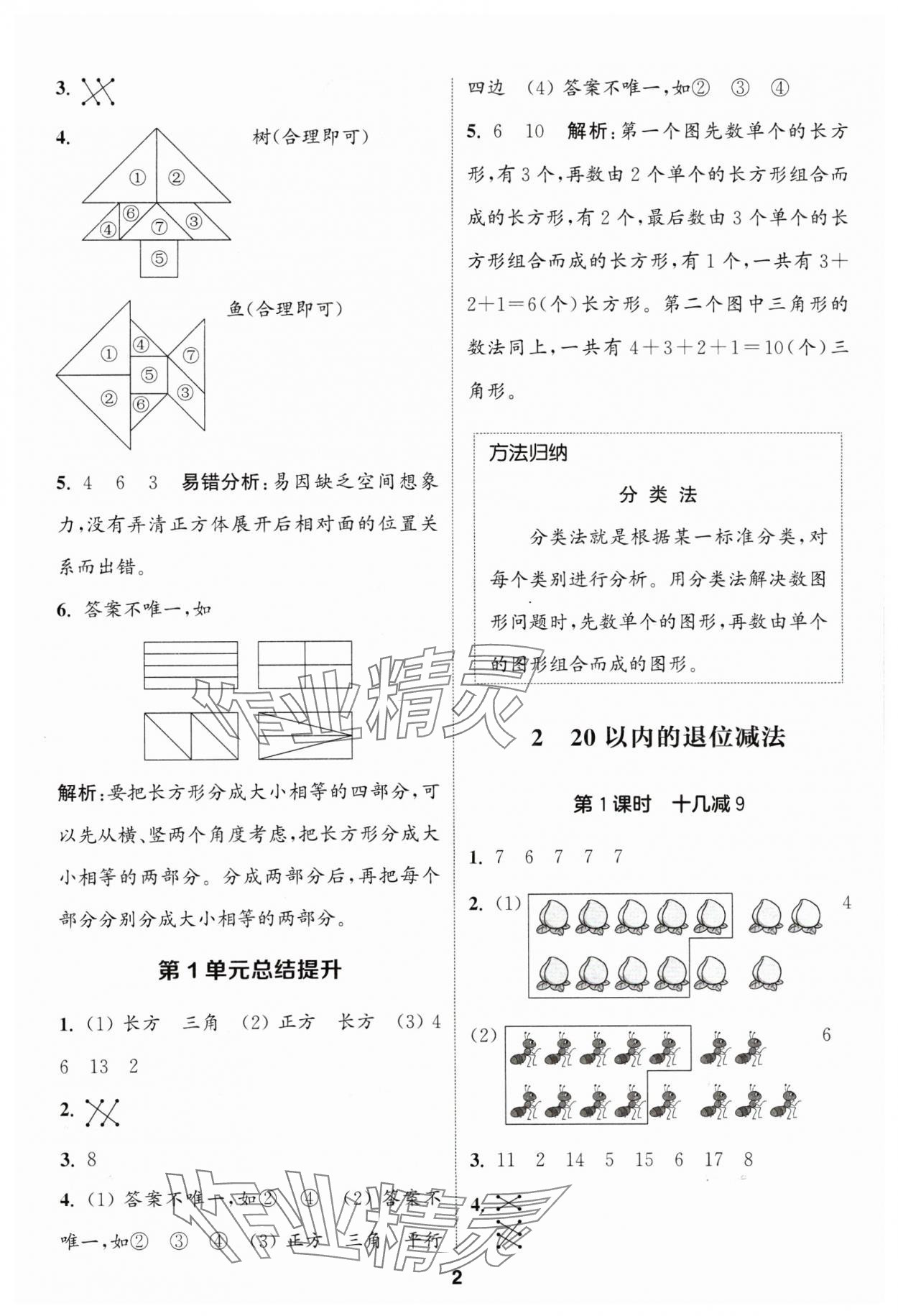 2024年通城學(xué)典課時(shí)作業(yè)本一年級(jí)數(shù)學(xué)下冊(cè)人教版 第2頁(yè)