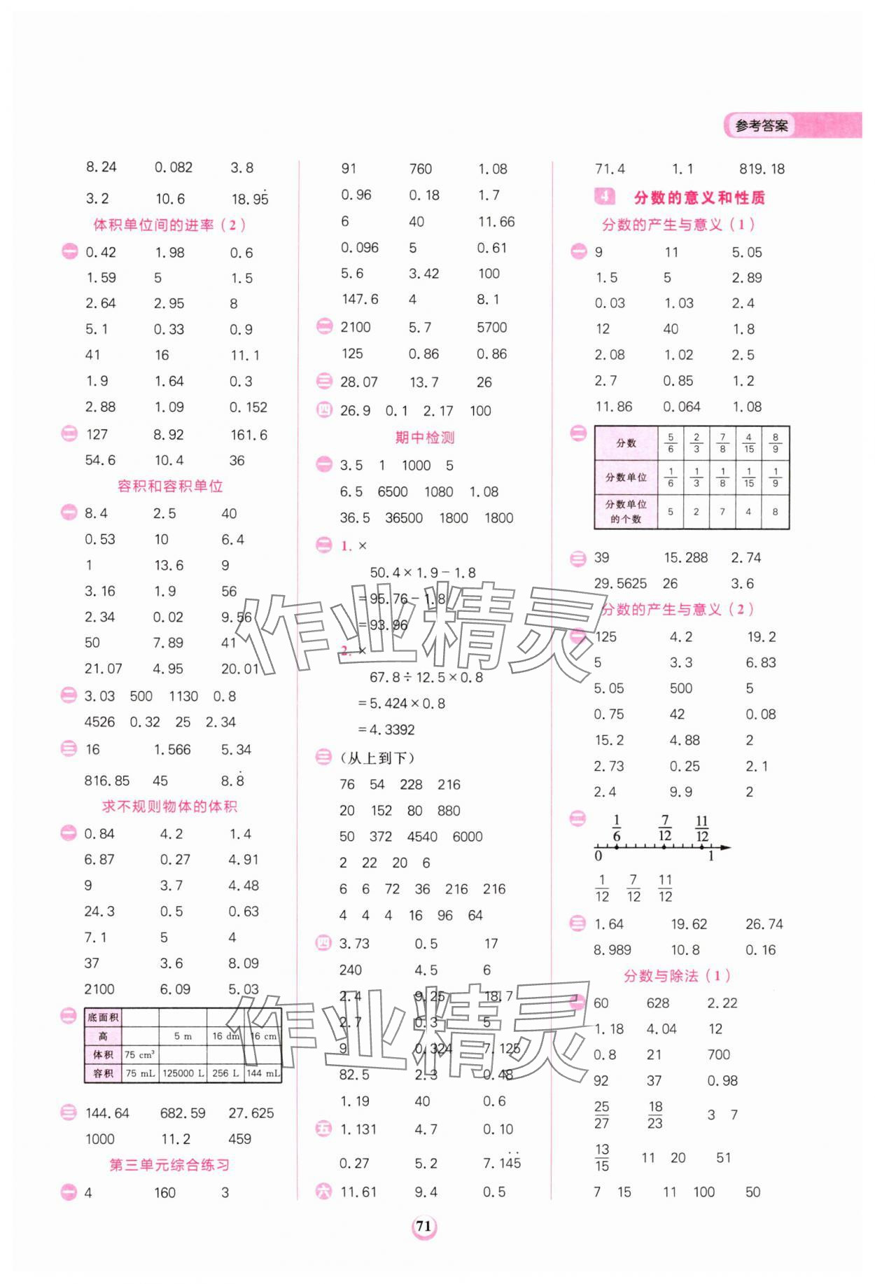 2024年计算全能五年级数学下册人教版 第3页
