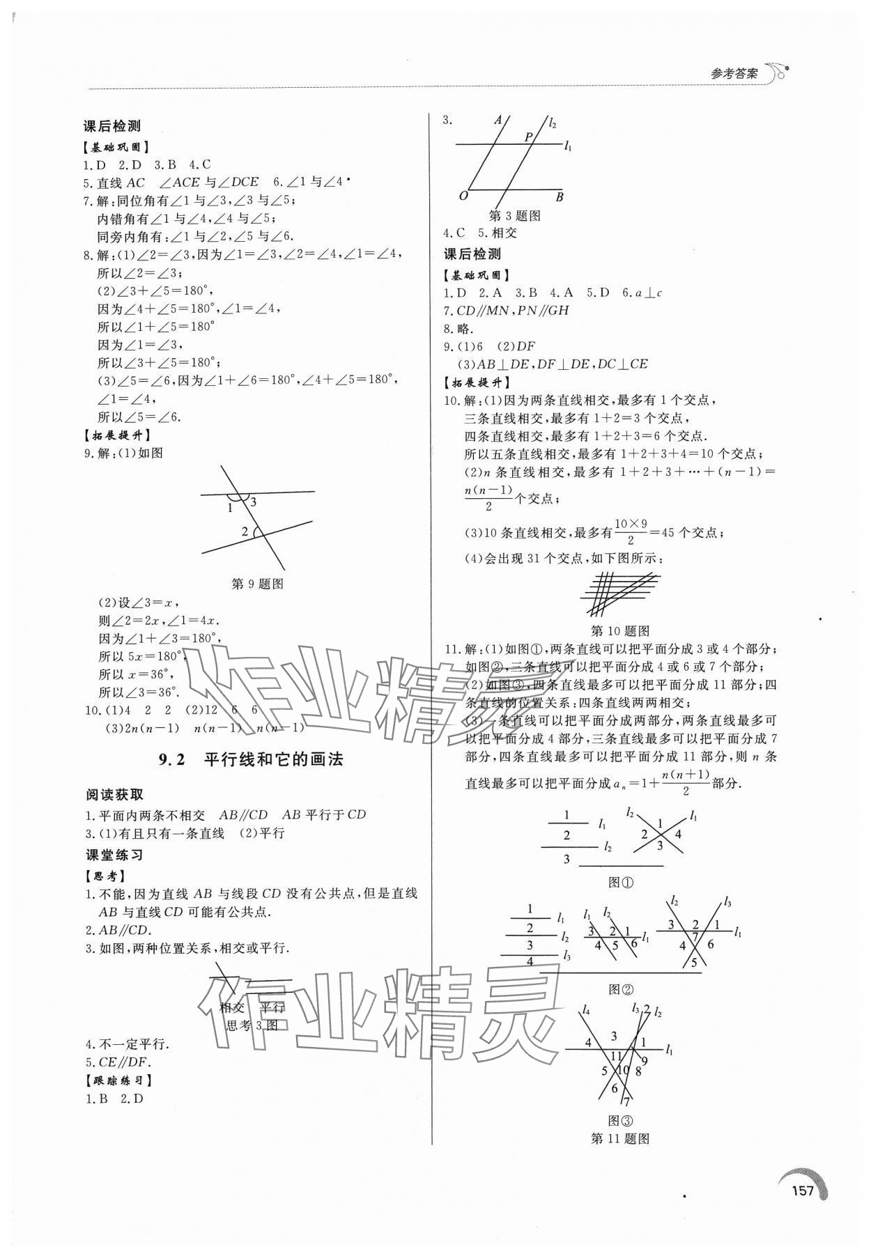 2024年同步練習(xí)冊泰山出版社七年級數(shù)學(xué)下冊青島版 第5頁