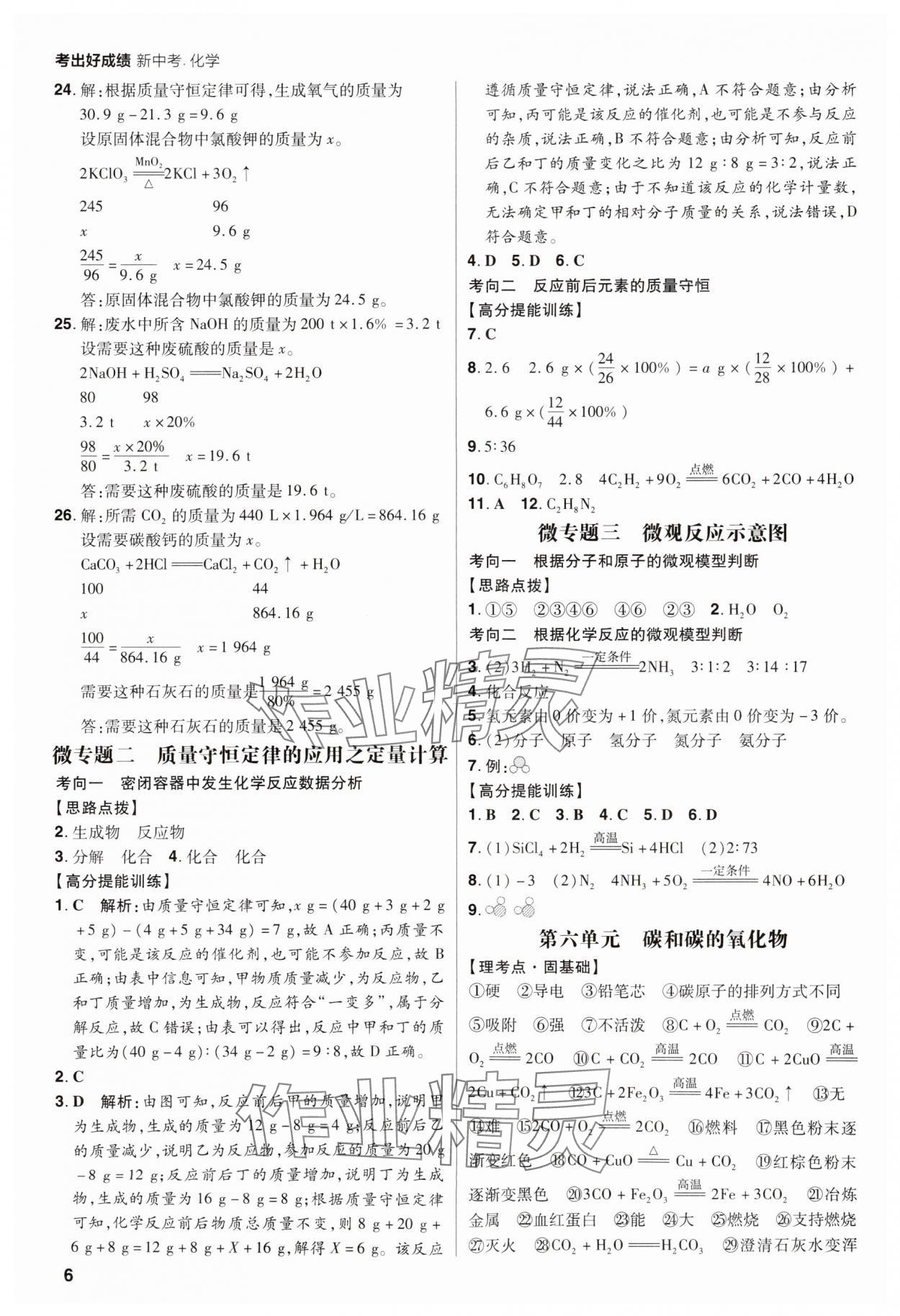 2025年考出好成績中考總復(fù)習(xí)化學(xué)河南專版 第6頁