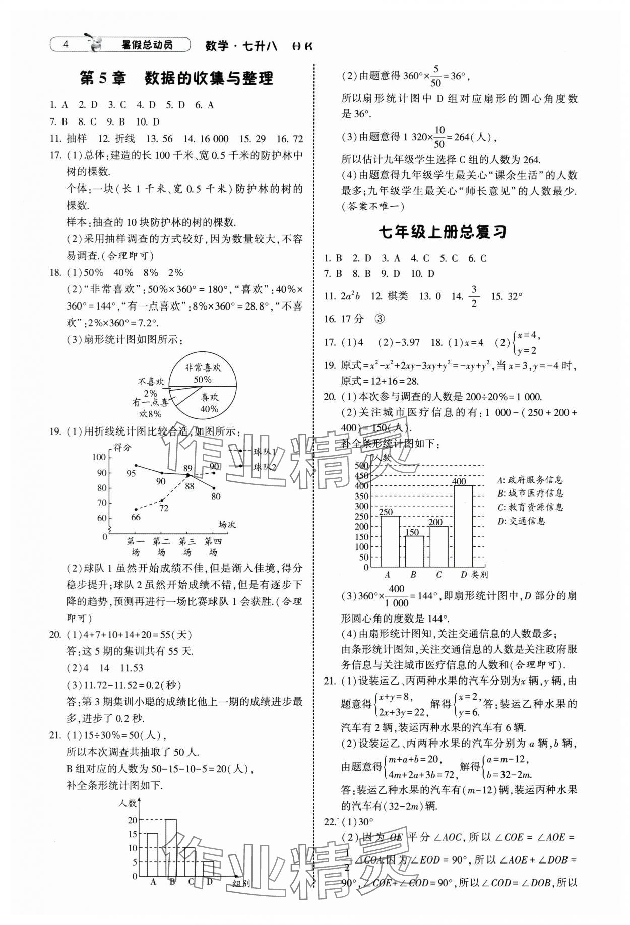 2025年暑假總動(dòng)員寧夏人民教育出版社七年級(jí)數(shù)學(xué)滬科版 第4頁