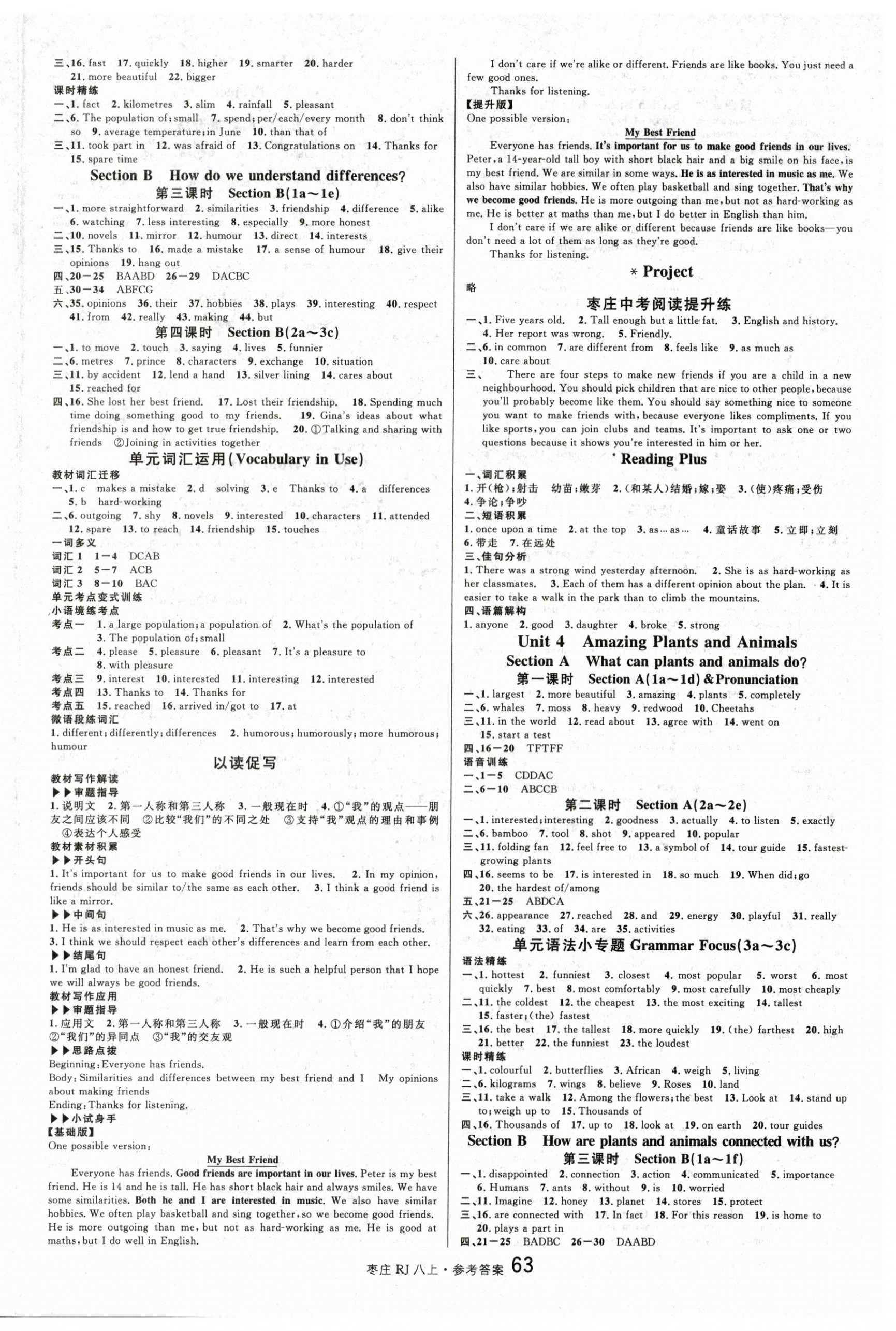 2025年名校课堂八年级英语上册人教版枣庄专版 第3页