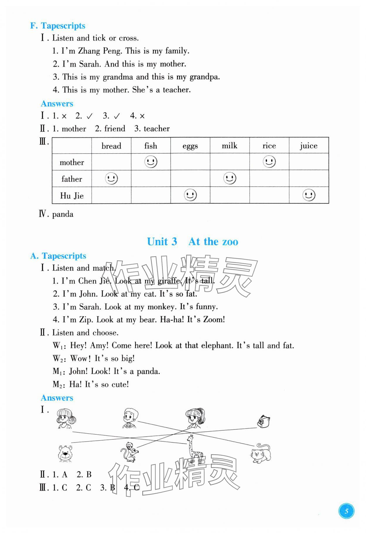 2024年學(xué)能評價三年級英語下冊人教版 第5頁