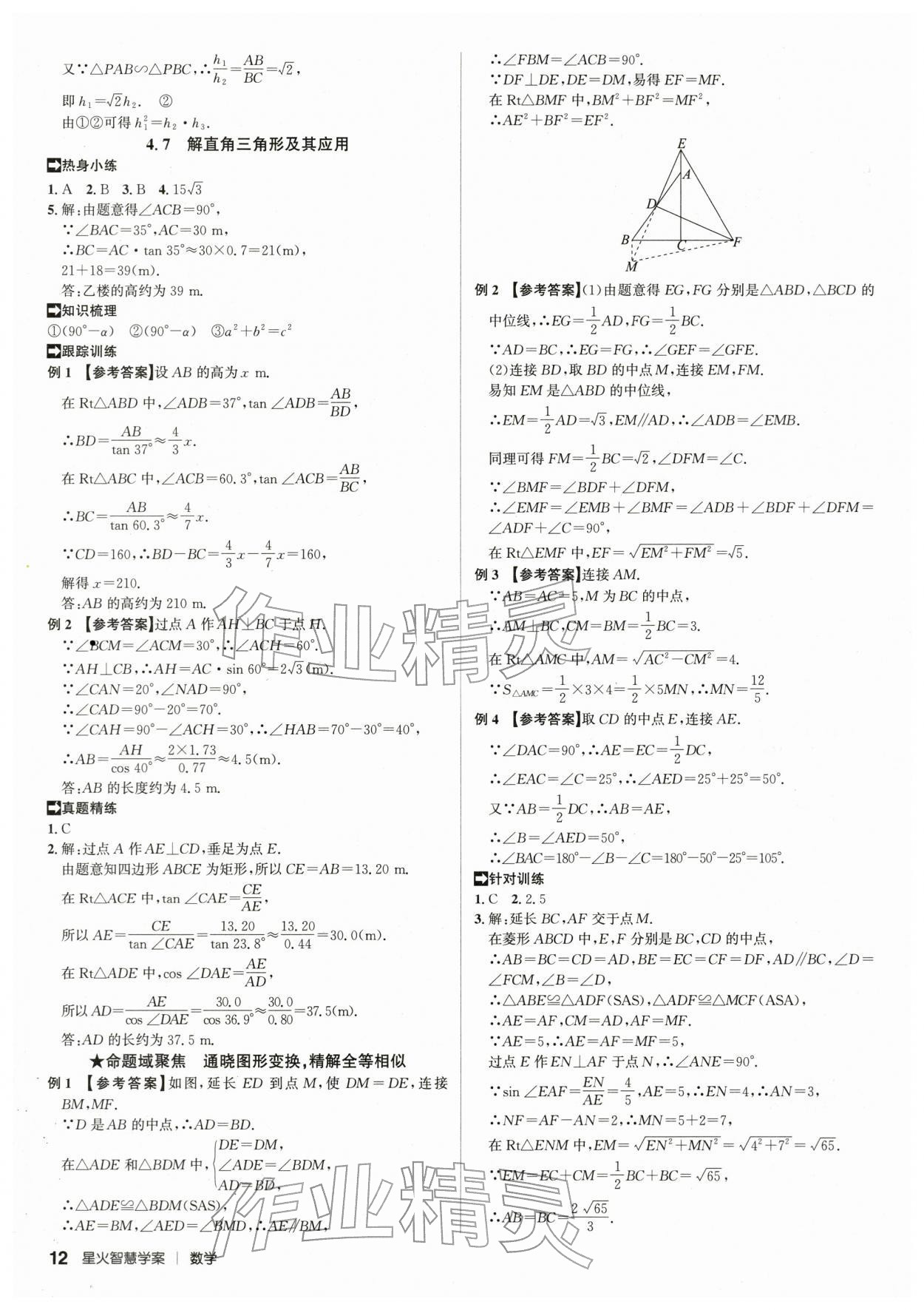 2026年初中毕业班系统总复习数学中考&nbsp;第12页