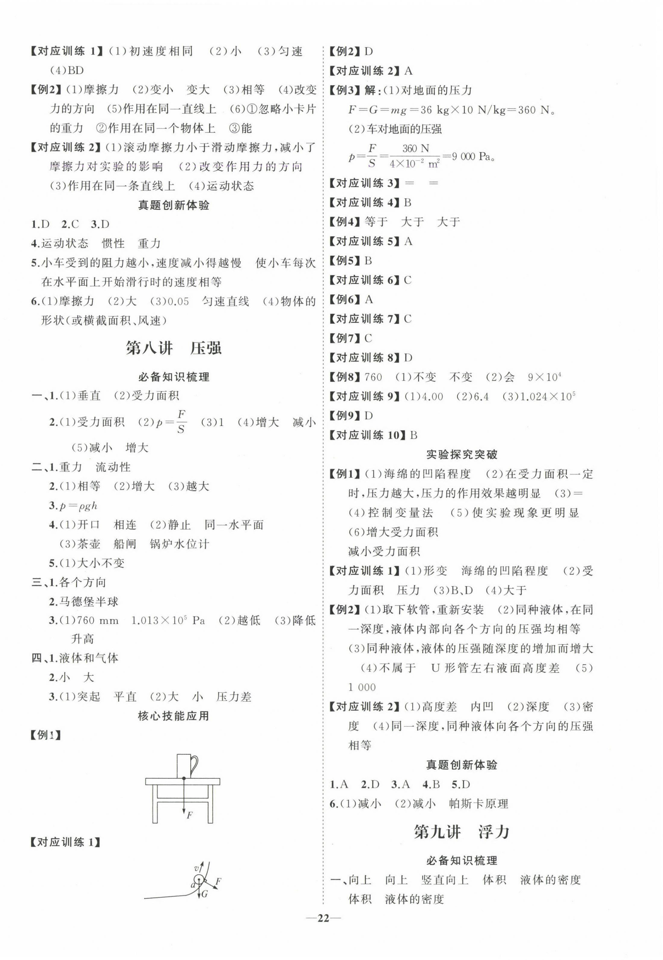 2025年初中總復(fù)習(xí)手冊山東教育出版社物理 第6頁