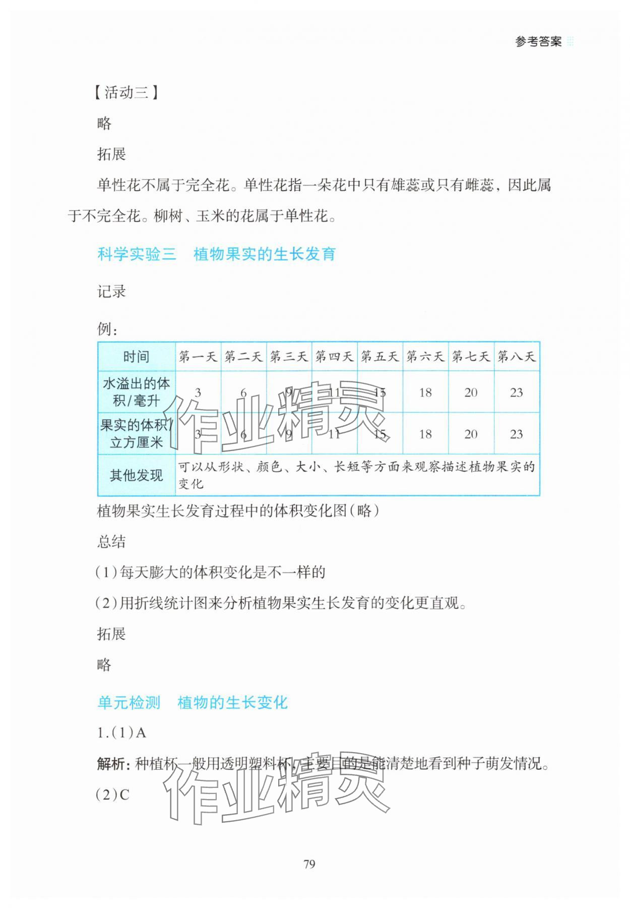 2025年知行合暑假科学实验与探究4升5&nbsp;参考答案第3页