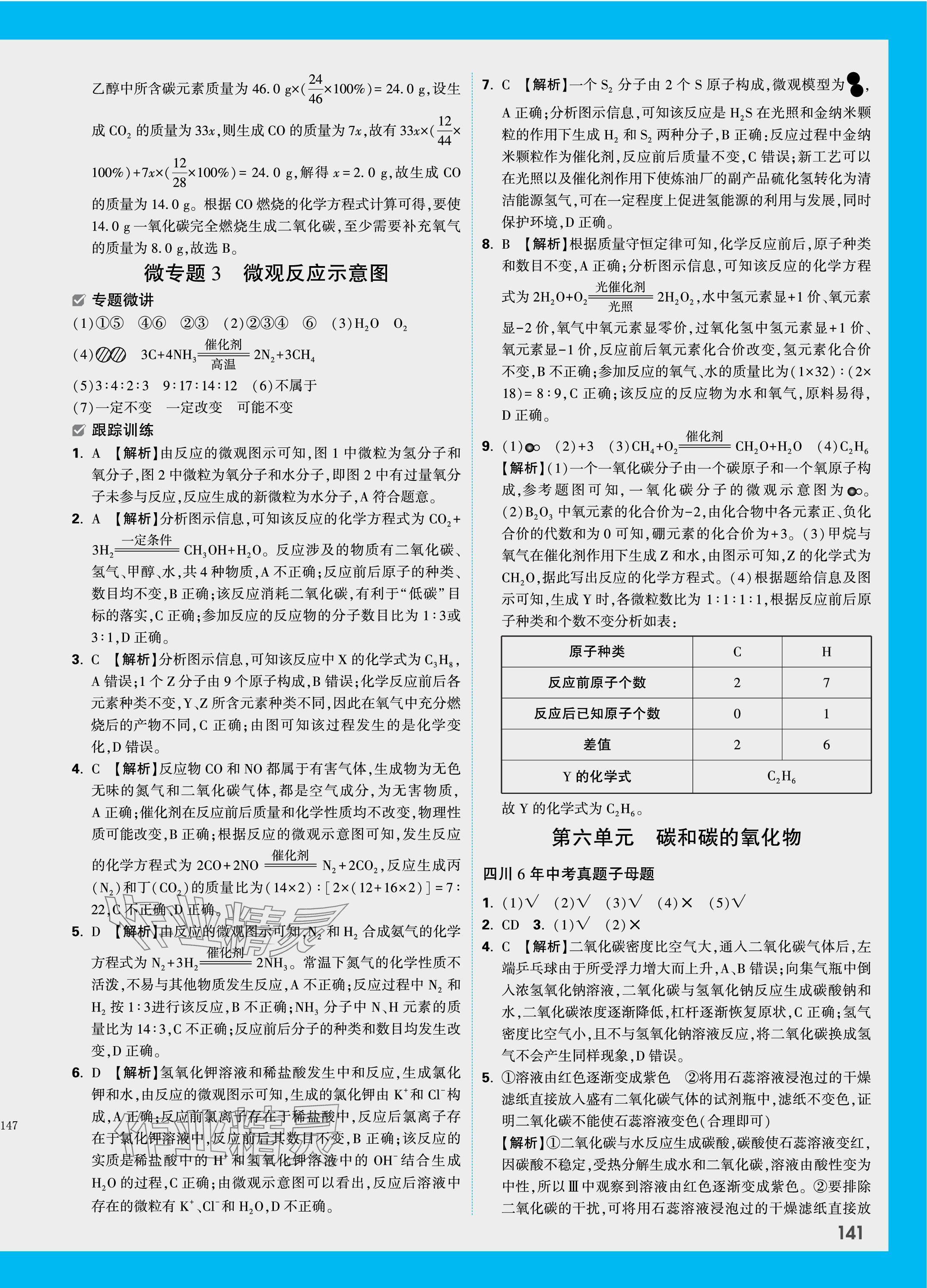 2024年萬唯中考試題研究化學四川專版 第5頁