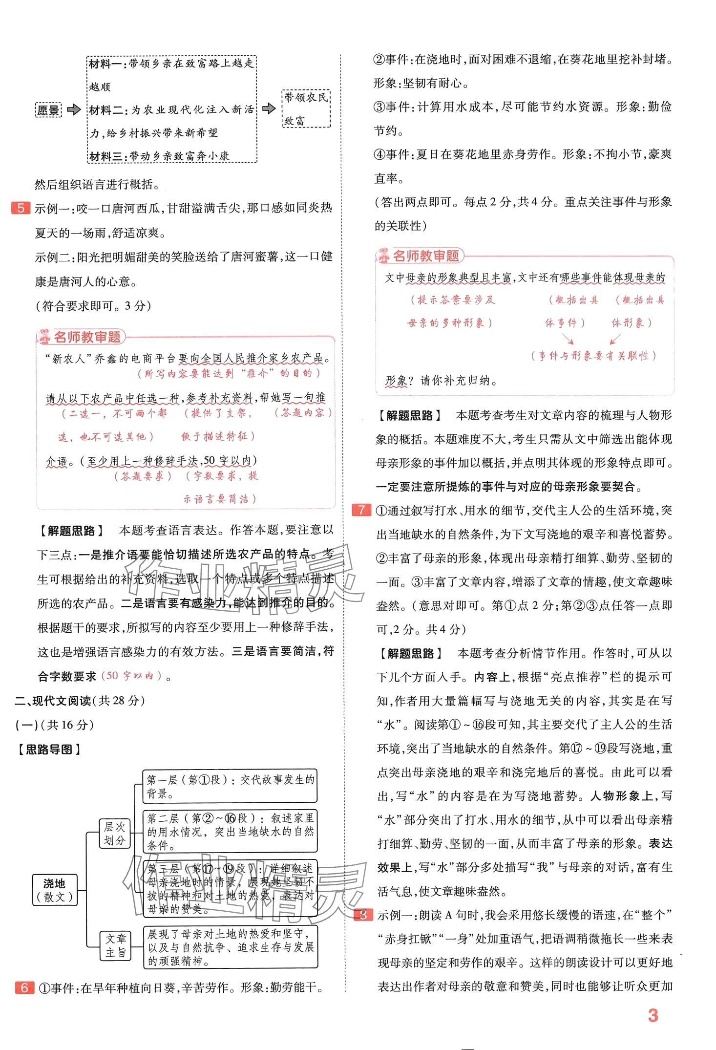 2024年金考卷百校聯盟系列河南中考信息卷語文中考河南專版 第2頁