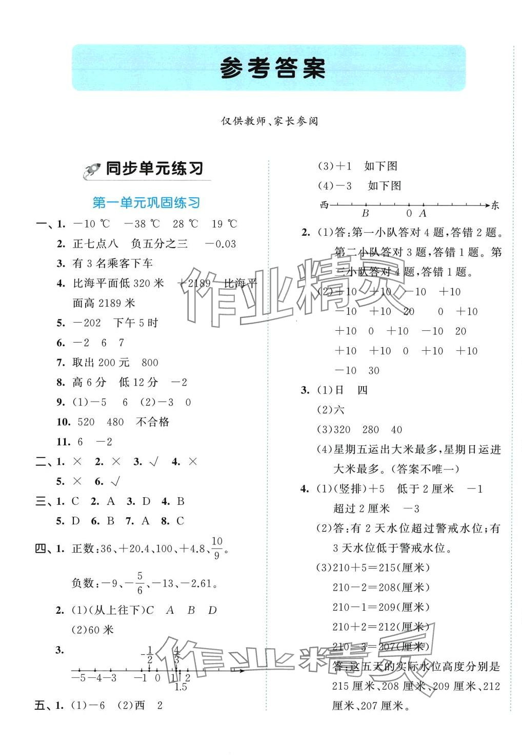 2024年53全优卷五年级数学下册青岛版 第1页