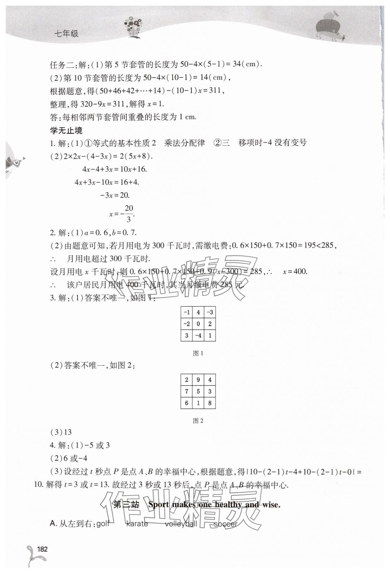 2024年新課程暑假作業(yè)本山西教育出版社七年級(jí)C版 第2頁