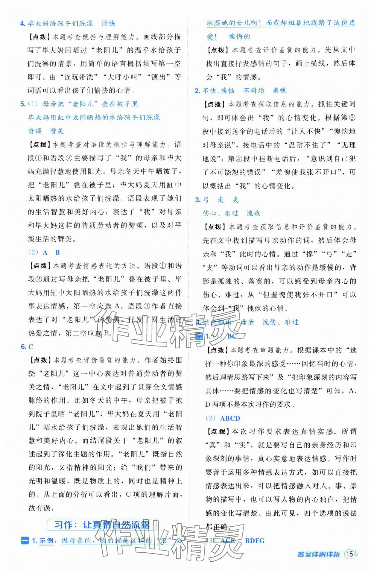 2025年综合应用创新题典中点六年级语文下册人教版宁夏专版 第15页