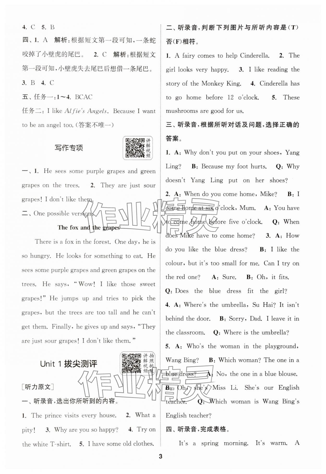 2025年通城學典拔尖新方案五年級英語下冊譯林版 第3頁