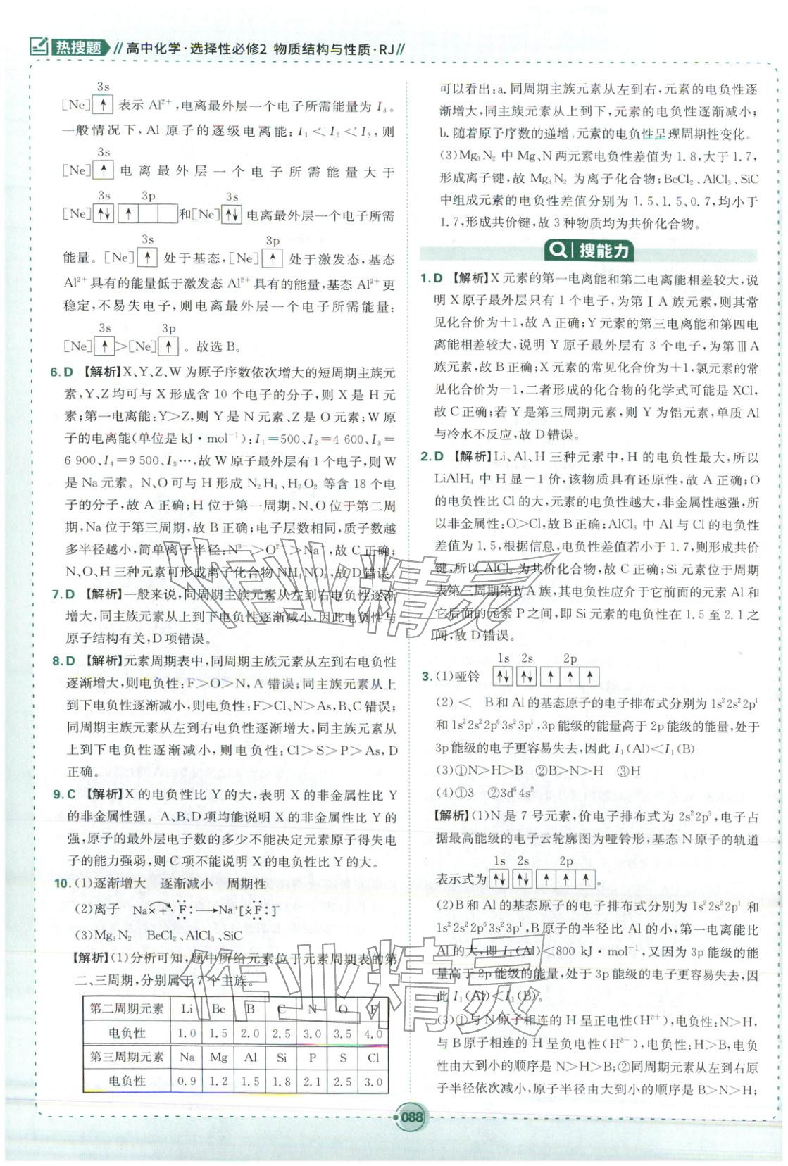 2025年熱搜題高中化學(xué)選擇性必修第二冊人教版 第6頁