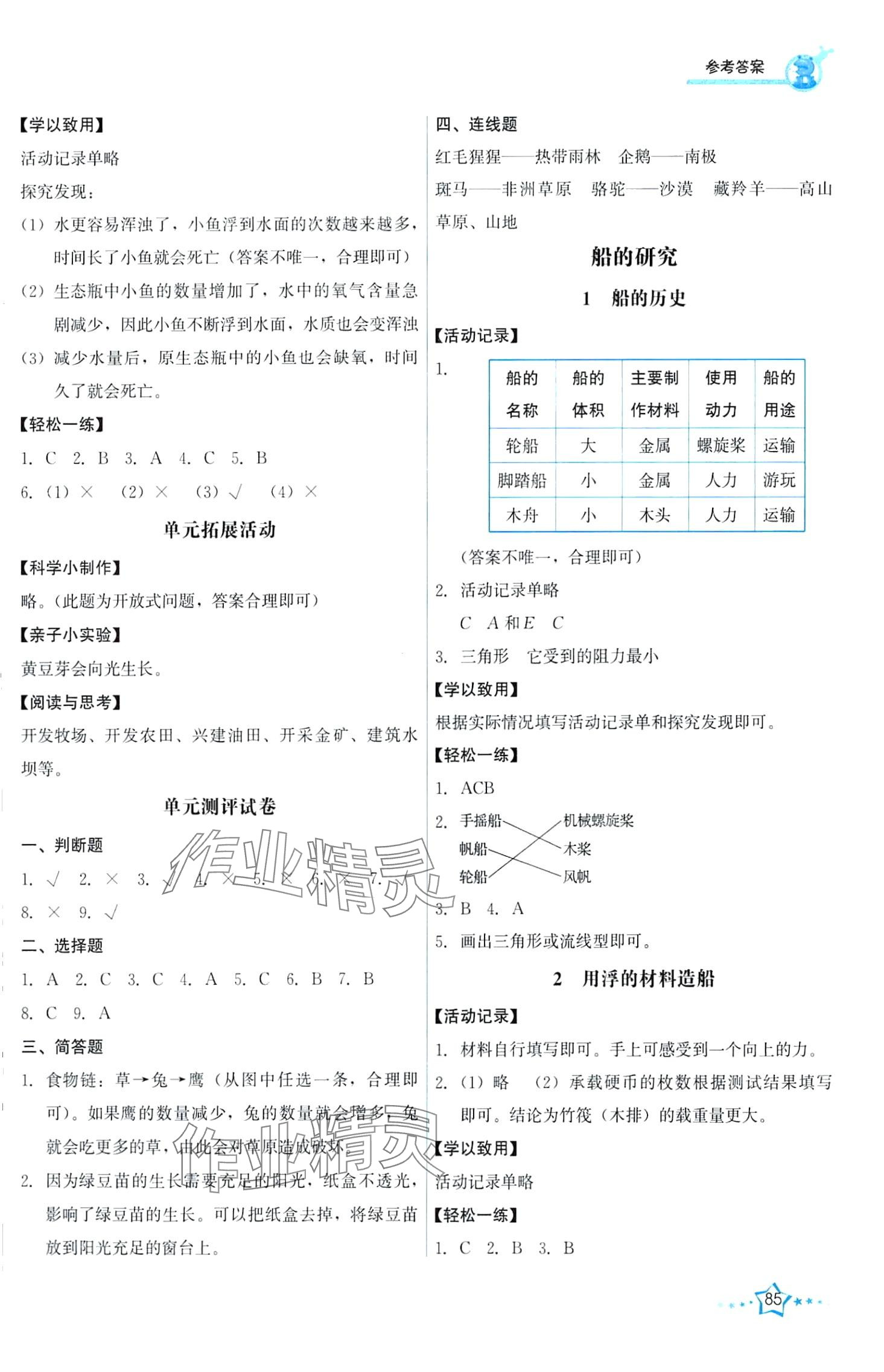 2024年能力培養(yǎng)與測試五年級科學(xué)下冊教科版 第3頁