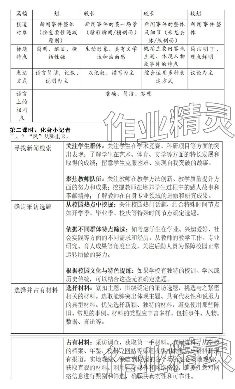 2025年知识与能力训练八年级语文上册人教版 参考答案第2页