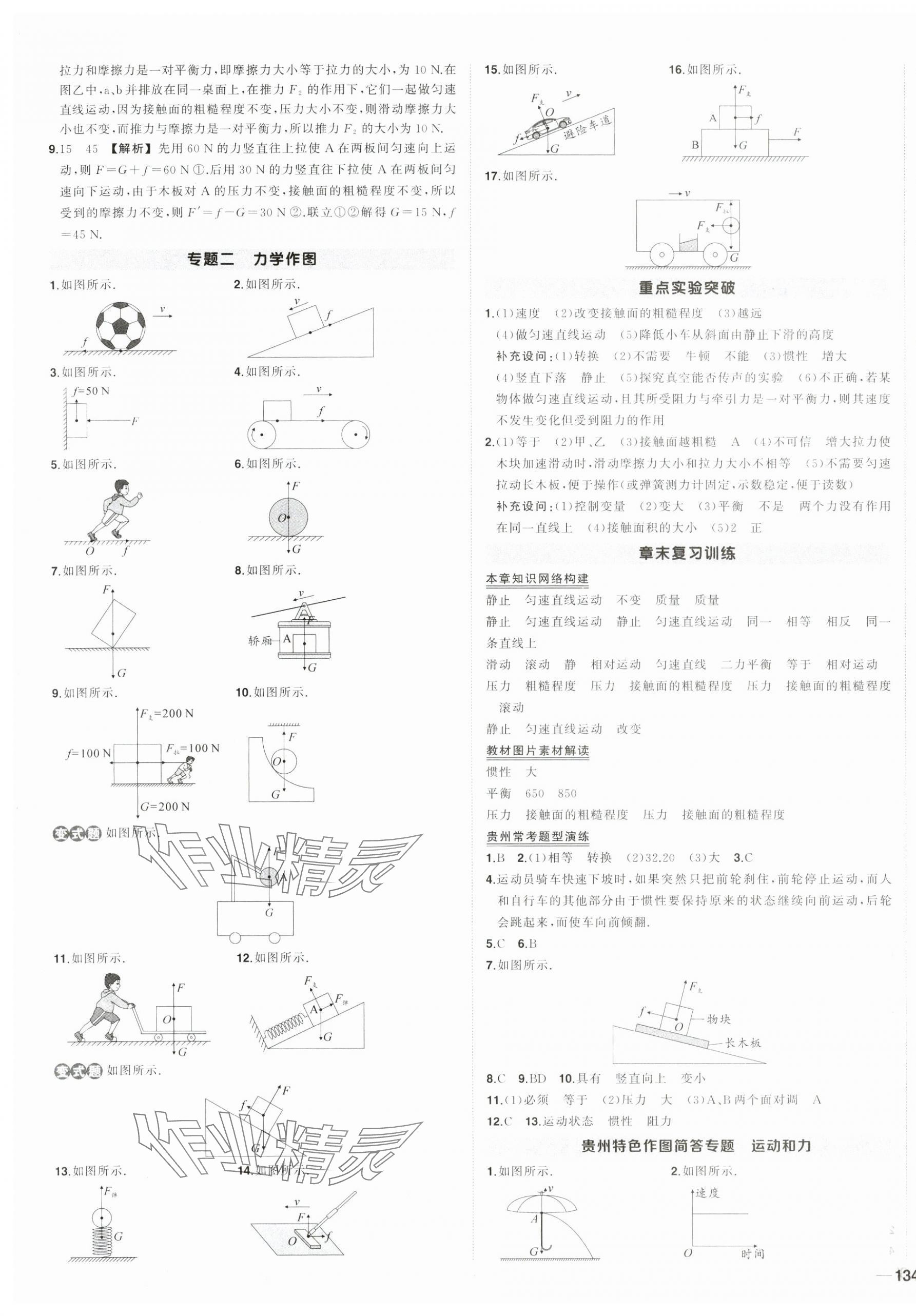 2024年狀元成才路創(chuàng)優(yōu)作業(yè)八年級物理下冊人教版貴州專版 第3頁