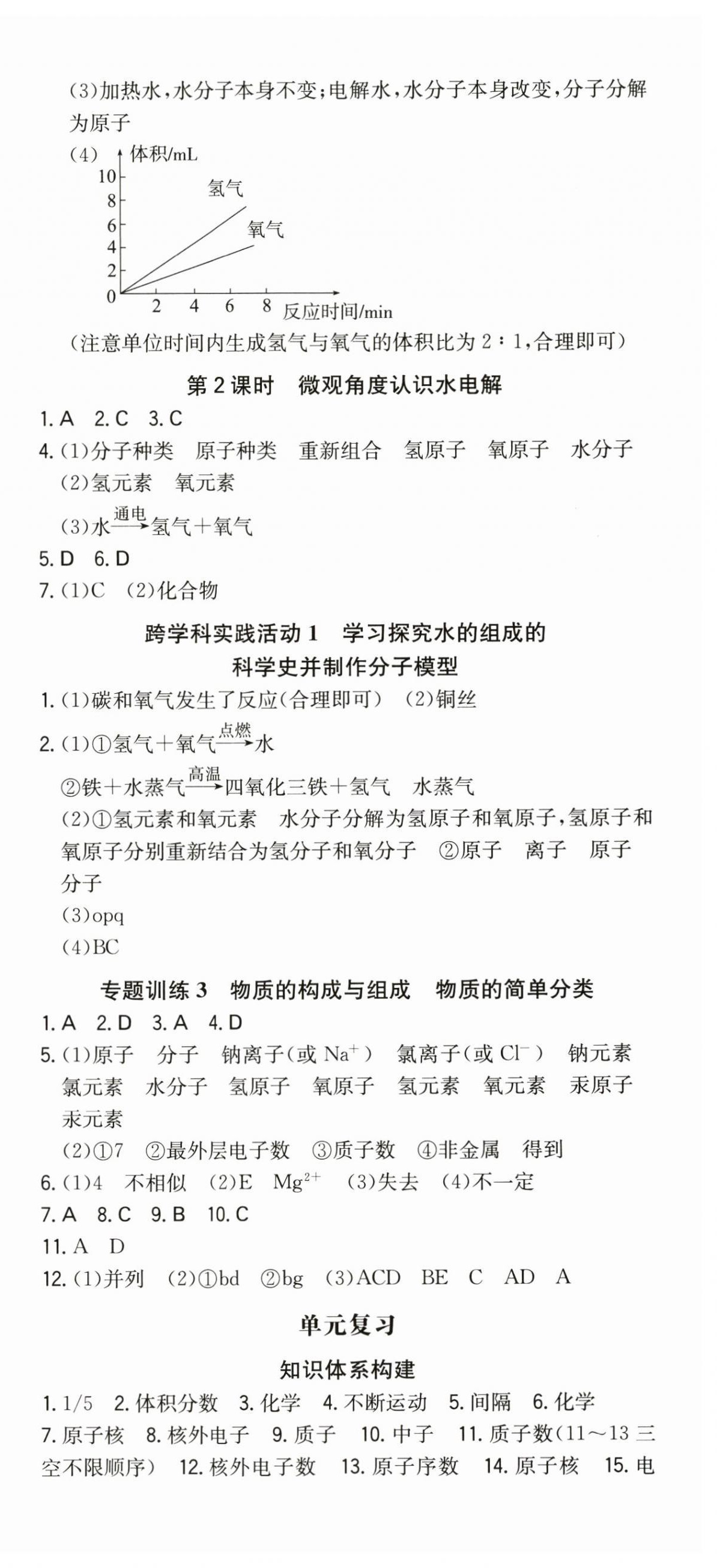 2024年一本九年級化學(xué)上冊科粵版陜西專版 第6頁