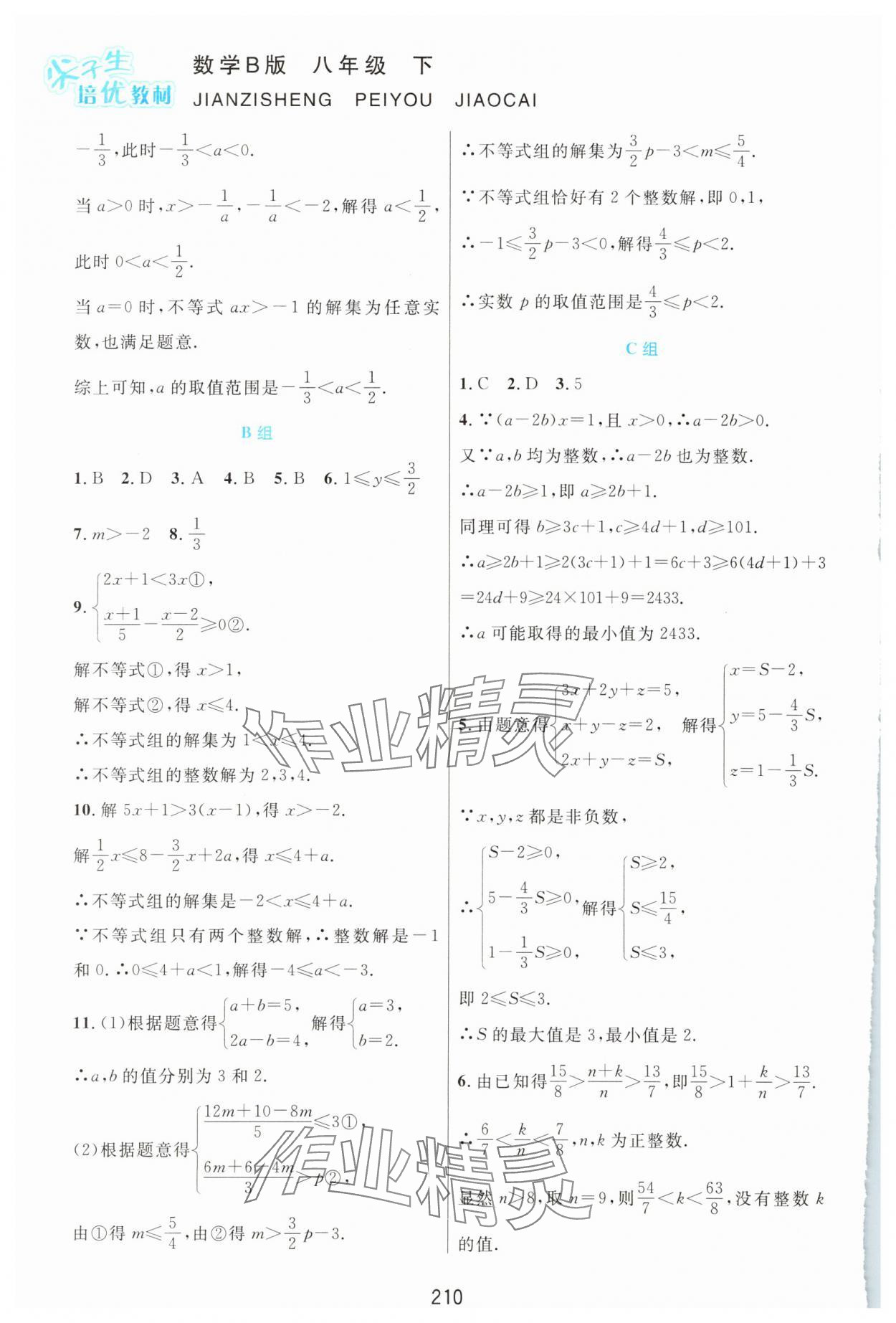 2025年尖子生培優(yōu)教材八年級(jí)數(shù)學(xué)下冊(cè)北師大版B版 第10頁(yè)