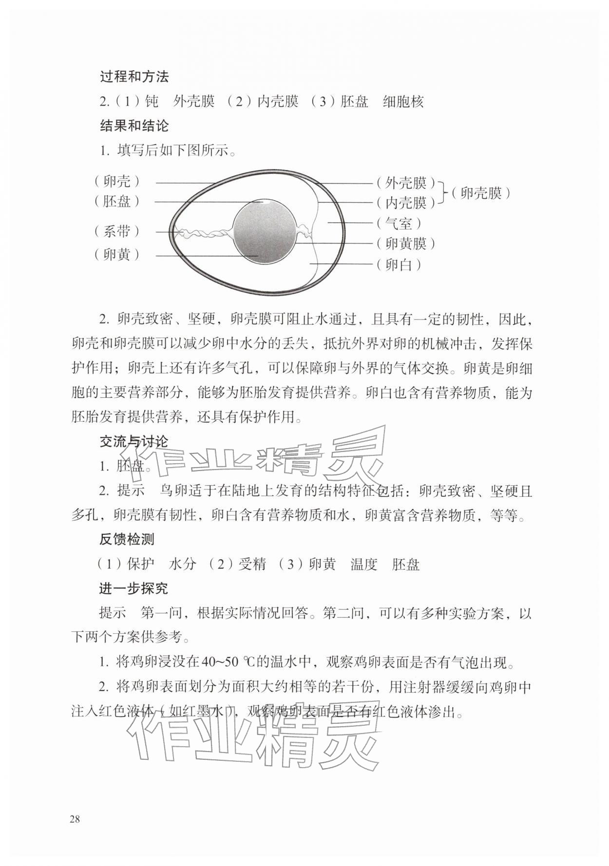 2026年探究实践报告册八年级生物下册人教版&nbsp;第2页