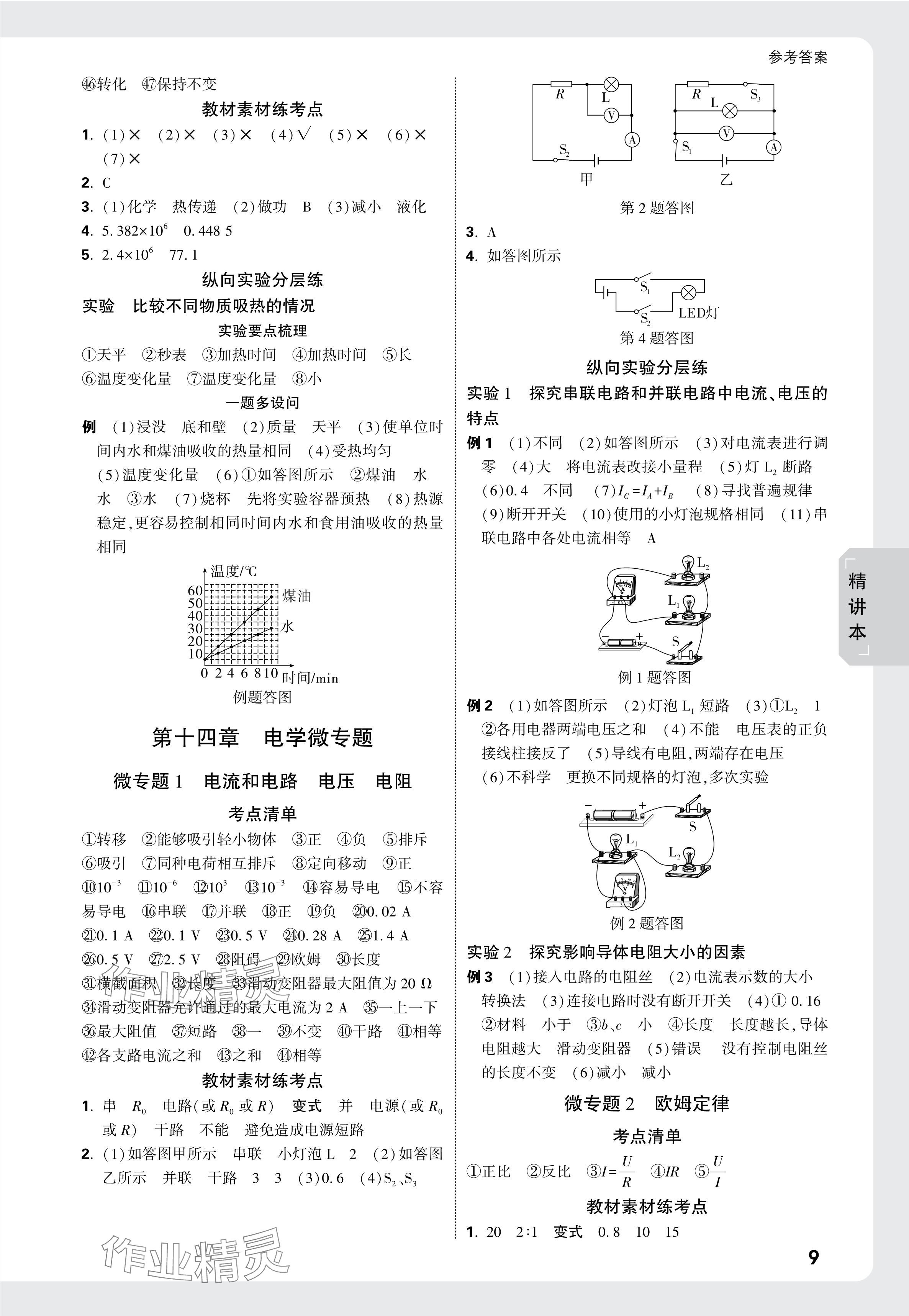 2025年萬唯中考試題研究物理黑龍江專版 參考答案第10頁