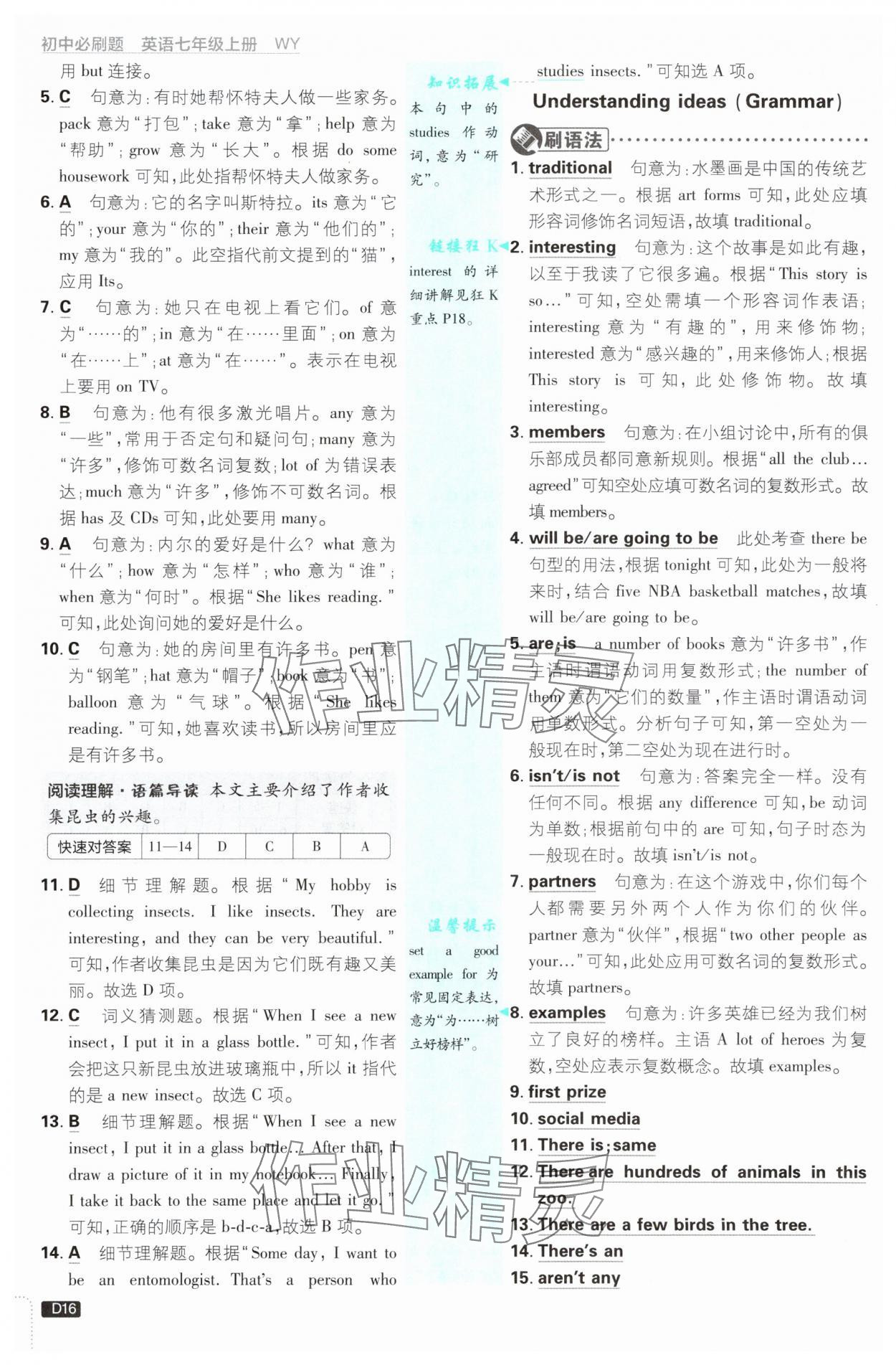2025年初中必刷題七年級英語上冊外研版 第16頁