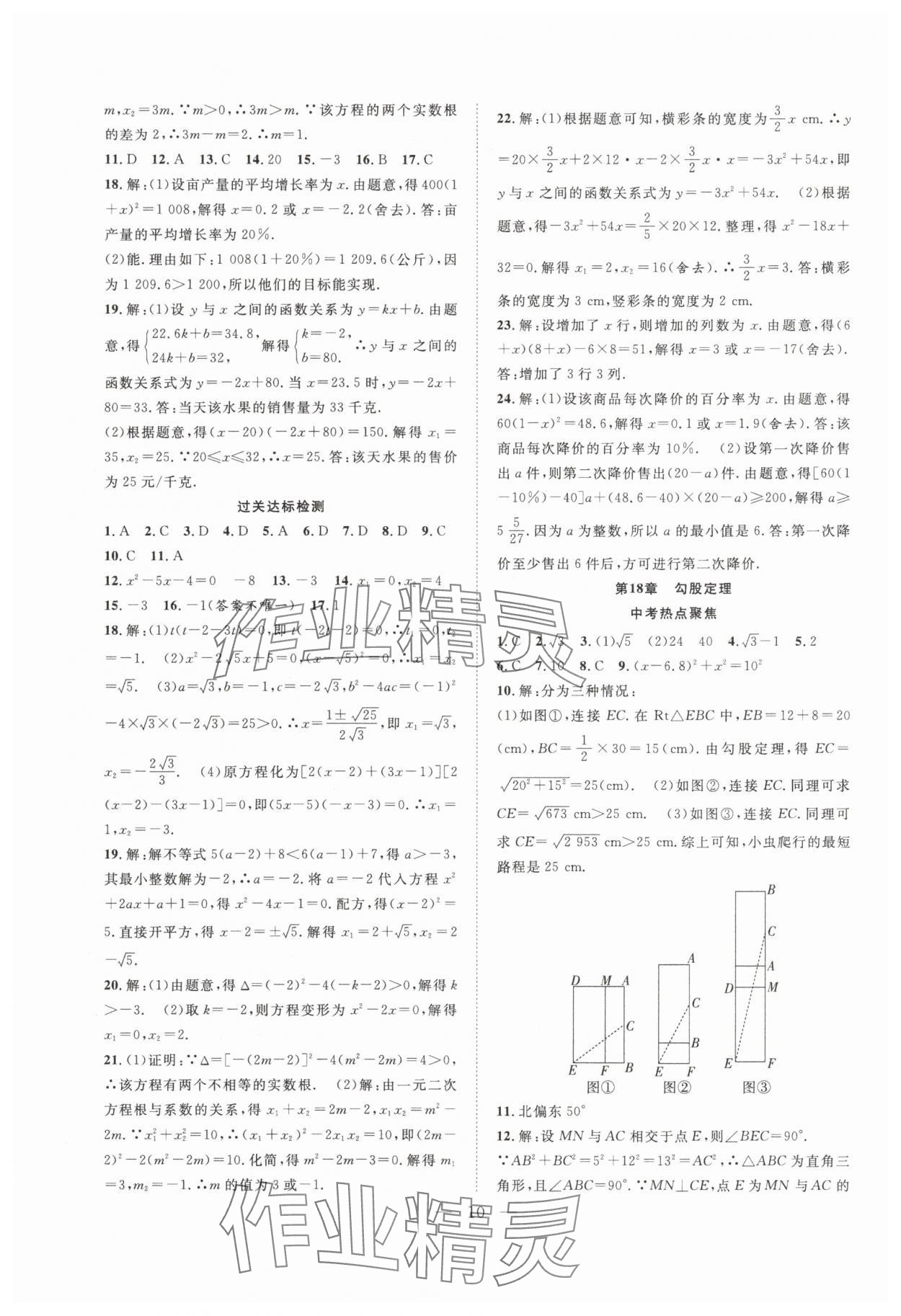 2025年假期伴你行暑假合肥工业大学出版社八年级数学沪科版 第2页