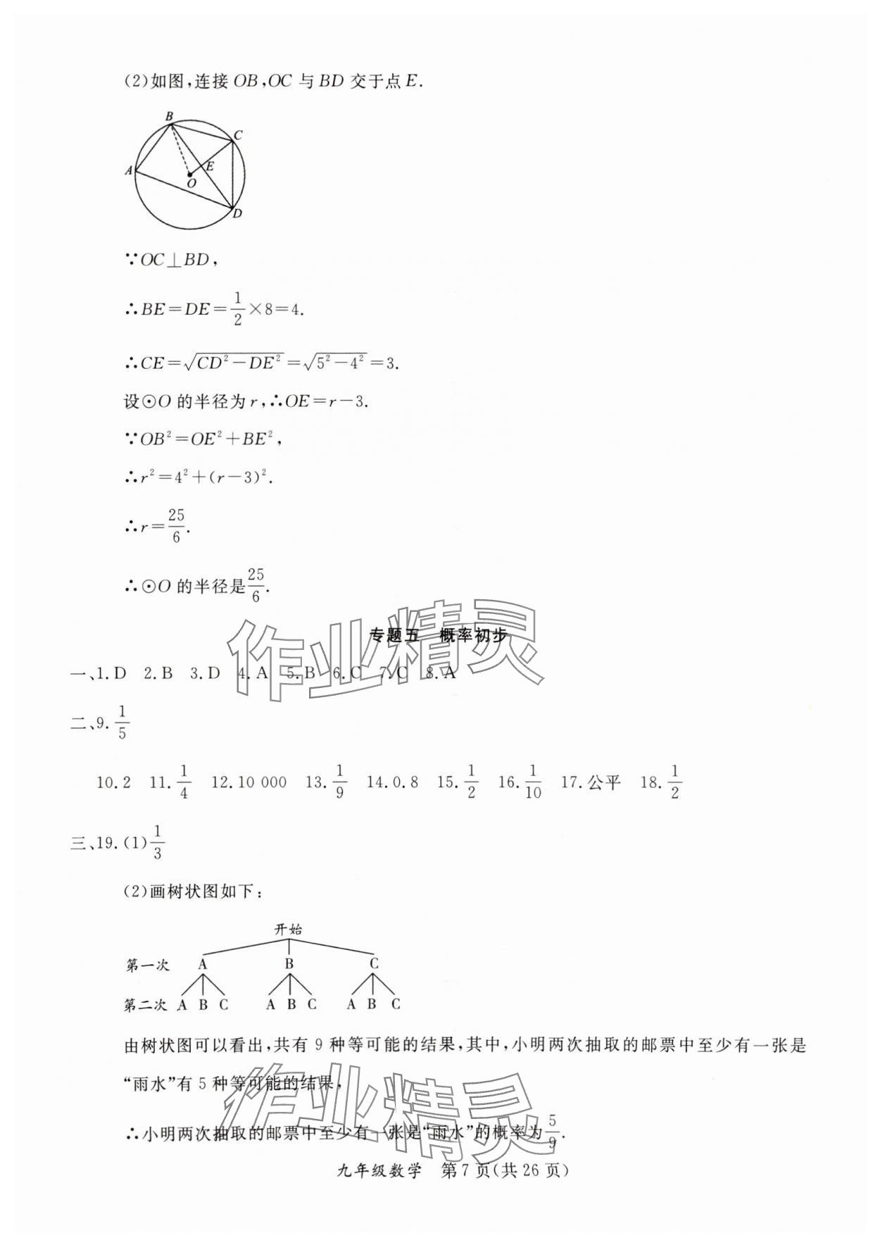 2025年寒假作業(yè)延邊教育出版社九年級合訂本人教版B版河南專版 第7頁