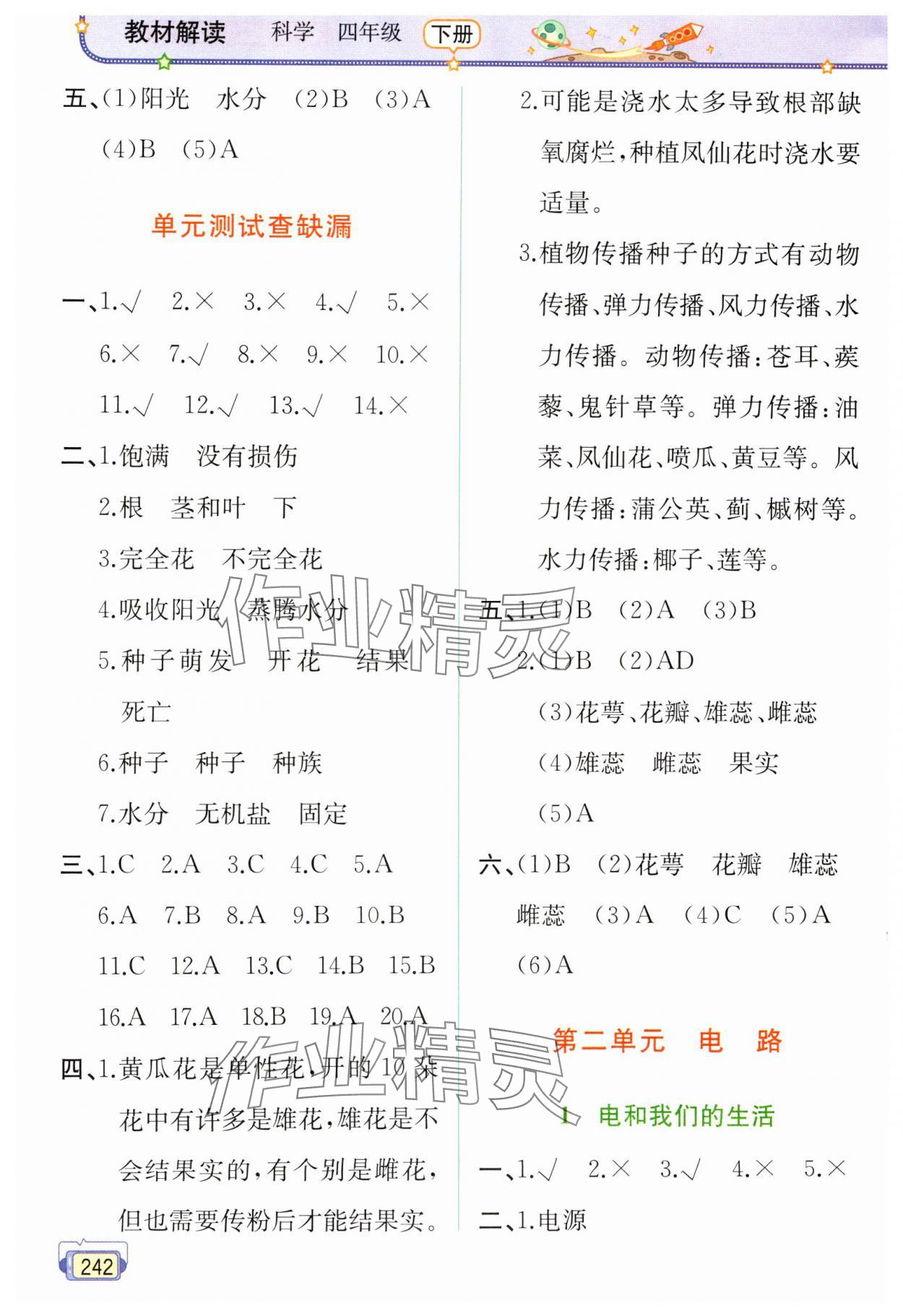 2025年教材解讀四年級科學(xué)下冊教科版 第4頁