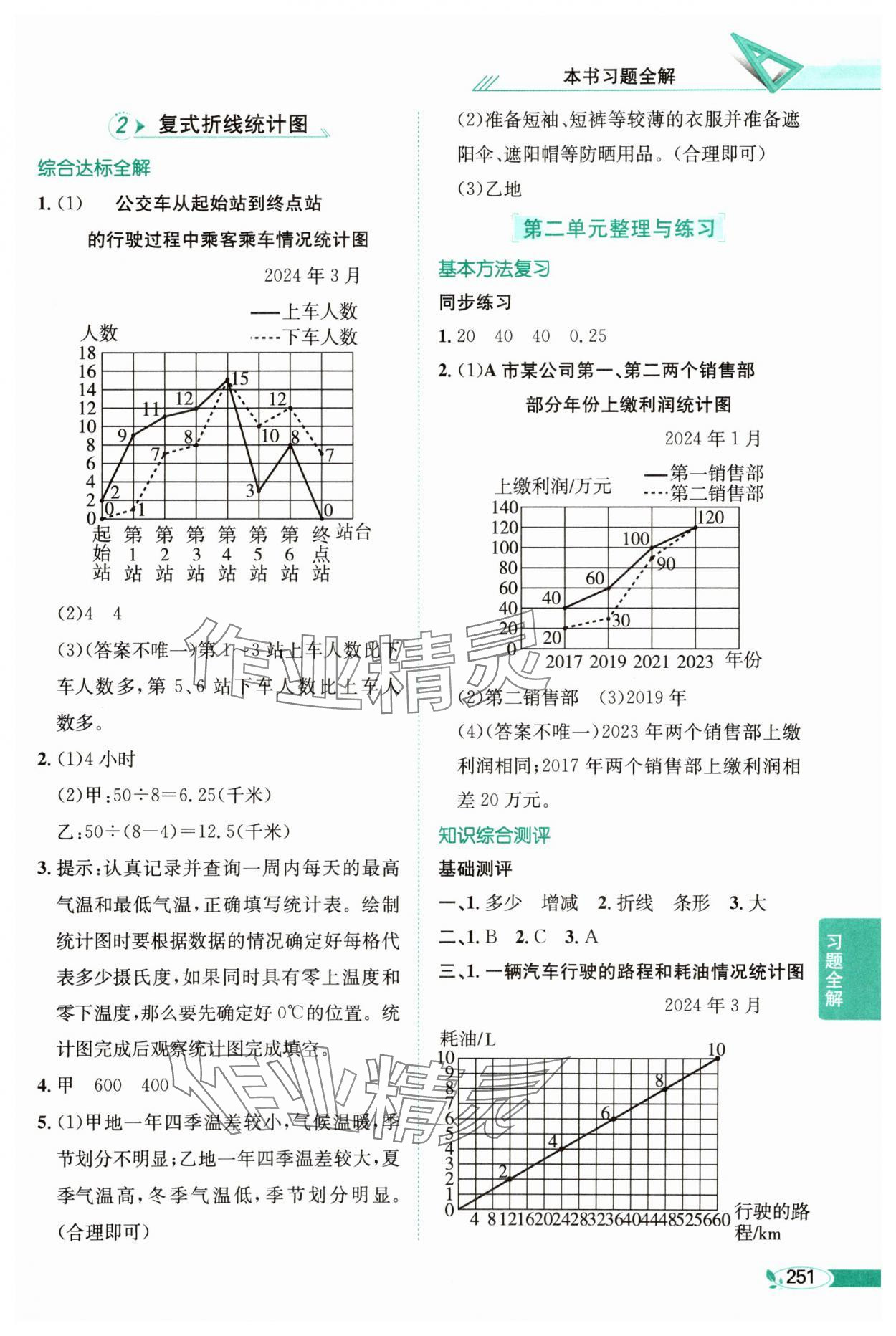 2025年教材全解五年級數學下冊蘇教版 參考答案第4頁